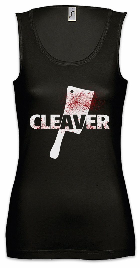 Urban Backwoods Tanktop Cleaver Ärmelloses Damen T-Shirt Sopranos Series Film TV Fictional Slasher Movie Bada Bing