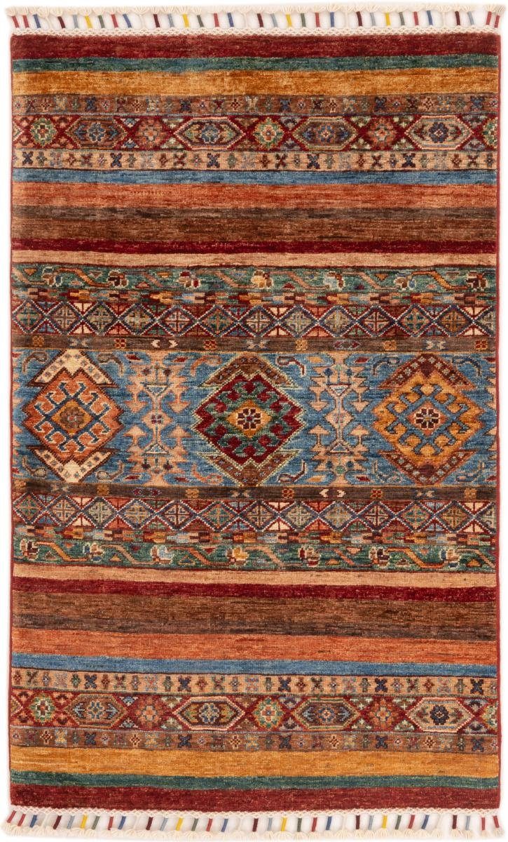 Orientteppich Arijana Shaal 79x128 Handgeknüpfter Orientteppich, Nain Trading, rechteckig, Höhe: 5 mm