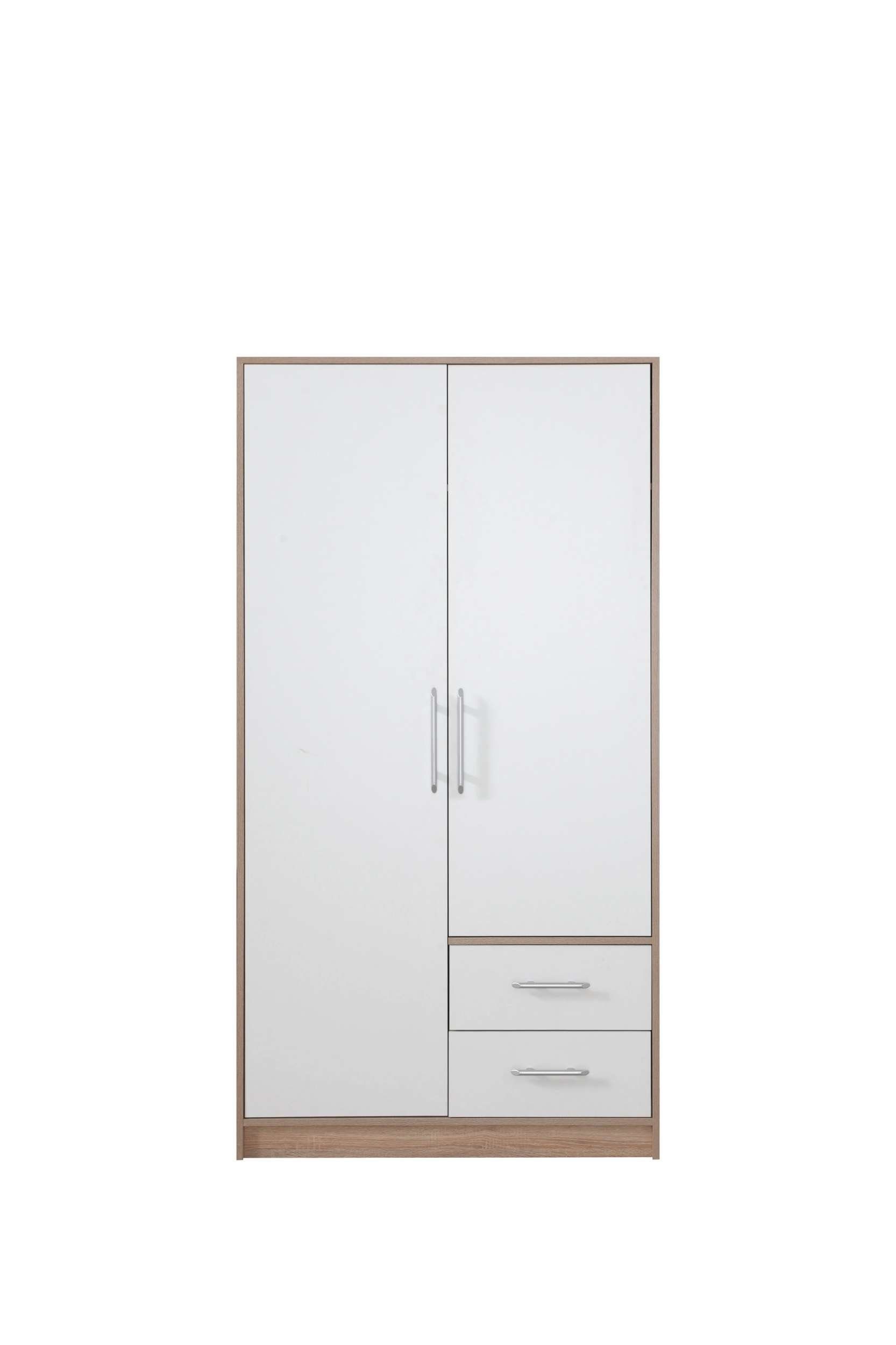 Stylefy Garderobenschrank Egon (Kinderschrank, Mehrzweckschrank) mit Einlegeboden und Schubladen, wahlweise mit Spiegel, viel Stauraum, FSC-Zertifizierung, Modern Design