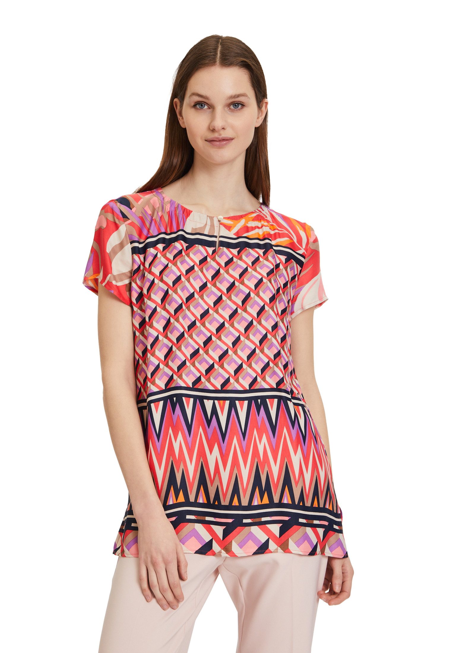 Schlupfbluse Betty Barclay Schlupfbluse mit Muster