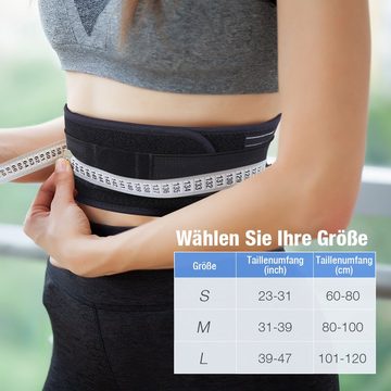 Housmile Rückenbandage Rückenstützgürtel-Atmungsaktive Rückengurt Herren und Damen (1-tlg), Lendenwirbelstütze gürtel für unteren Rücken bei Ischias