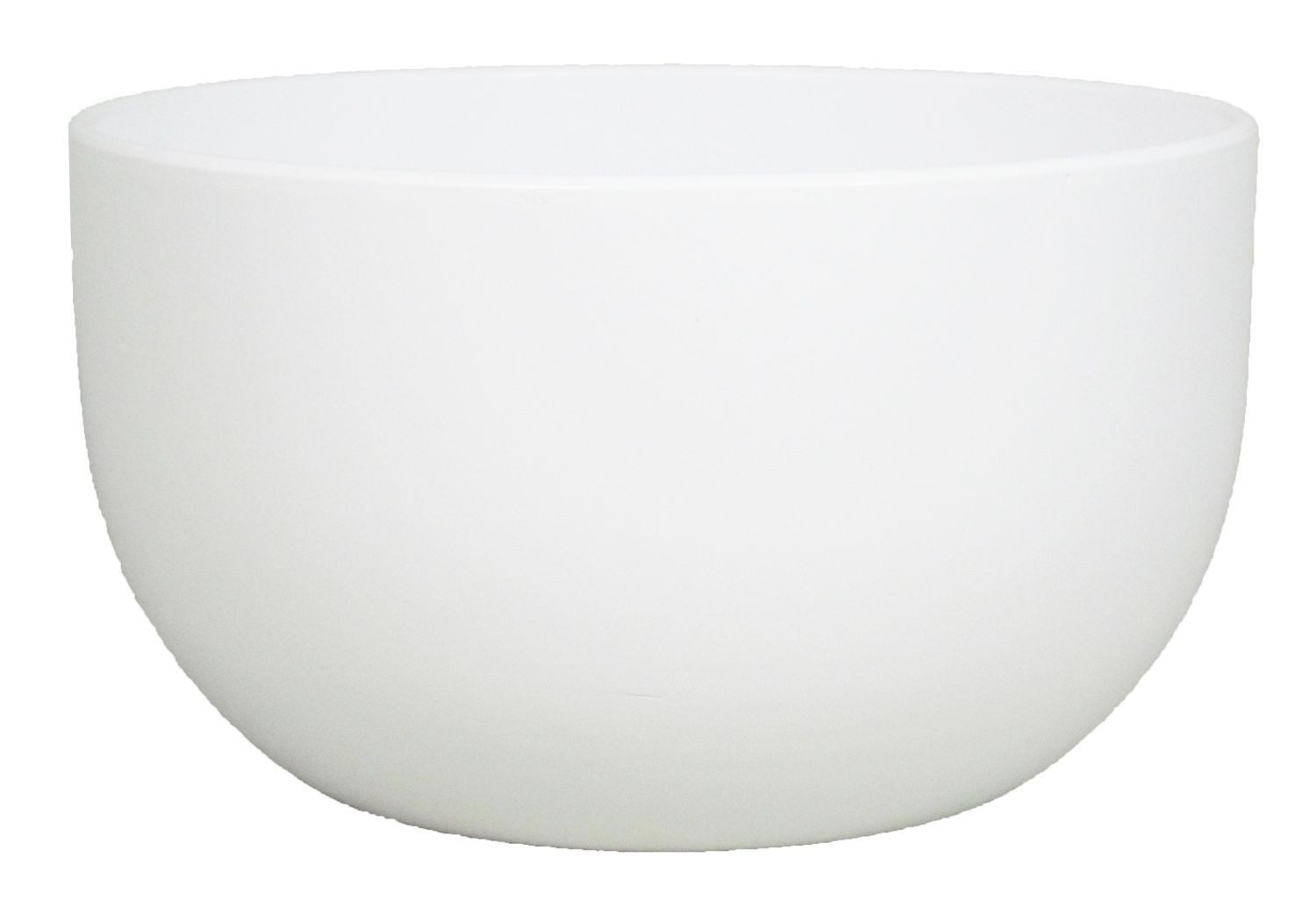 INNA-Glas Pflanzschale Keramik Blumenschale, Ø26cm, 14cm, weiß, matt