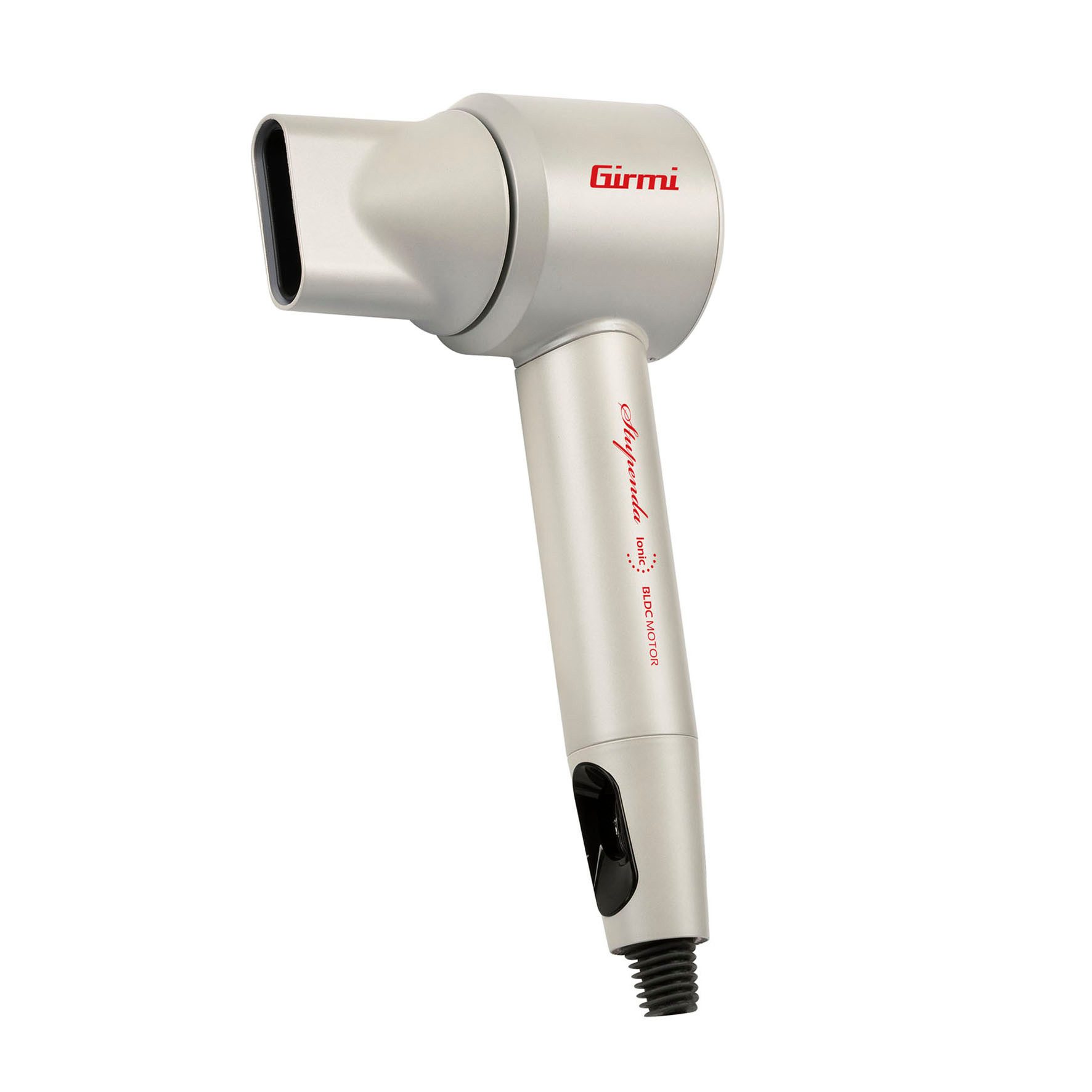 Girmi Ionic-Haartrockner PH92, 1800 W, 2 Stufen, 5 Temperaturen, bürstenloser Motor, Ionenfunktion