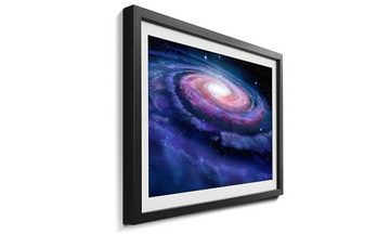 WandbilderXXL Bild mit Rahmen Spiral Galaxy, Weltraum, Wandbild, in 4 Größen erhältlich