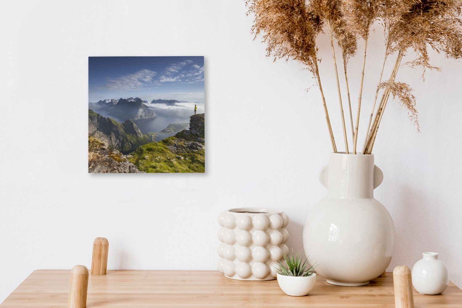 Bilder Sonnenaufgang Norwegen, Schlafzimmer Wohnzimmer St), für Leinwand in (1 OneMillionCanvasses® Leinwandbild