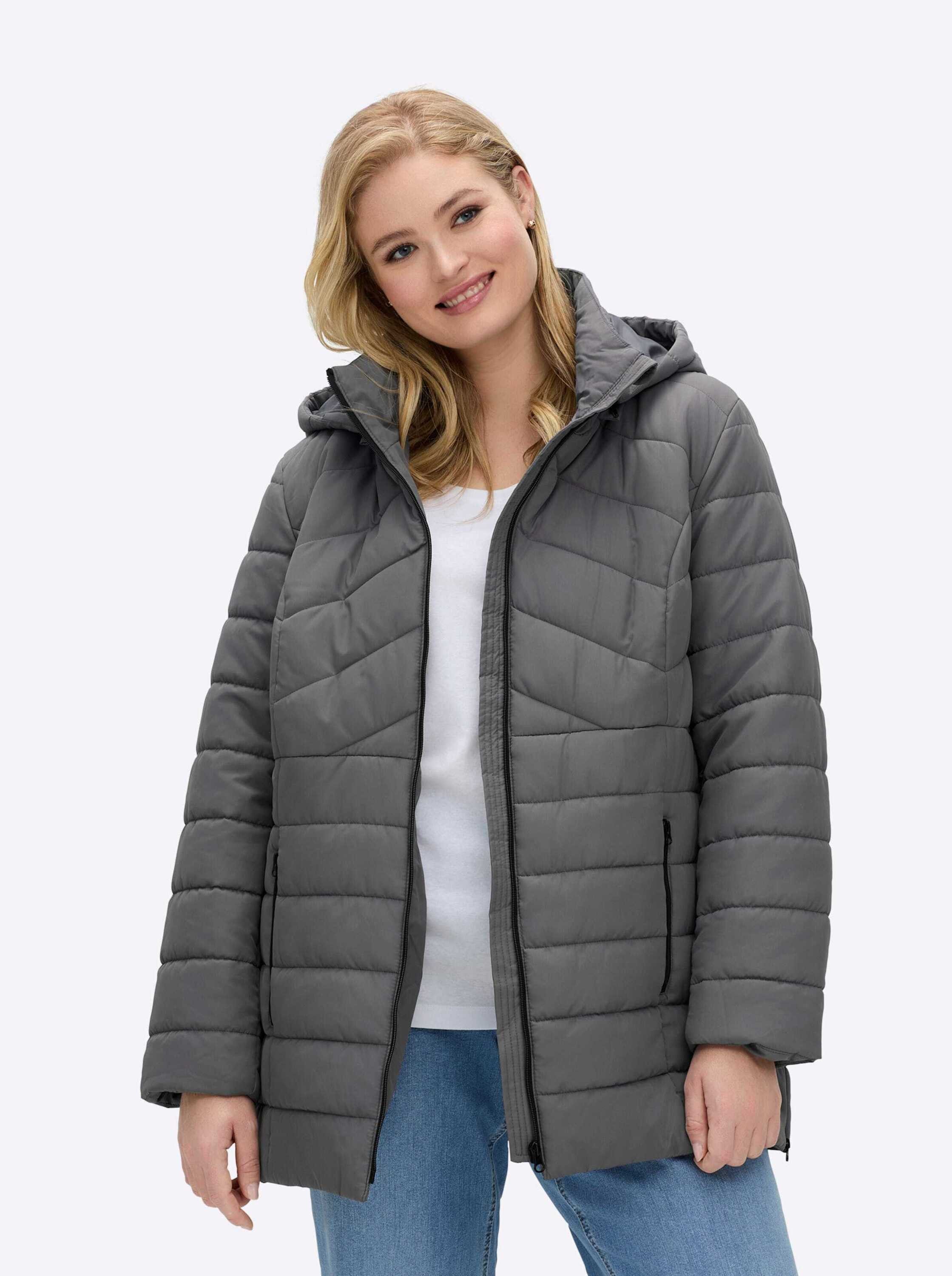 Sieh an! Allwetterjacke Steppjacke Langarm