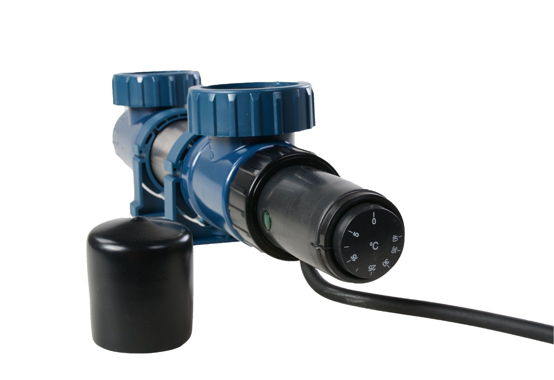 Aquaforte Regelheizer Aquaforte Teichheizer Edelstahl verbessertes Modell 3 KW für 15000