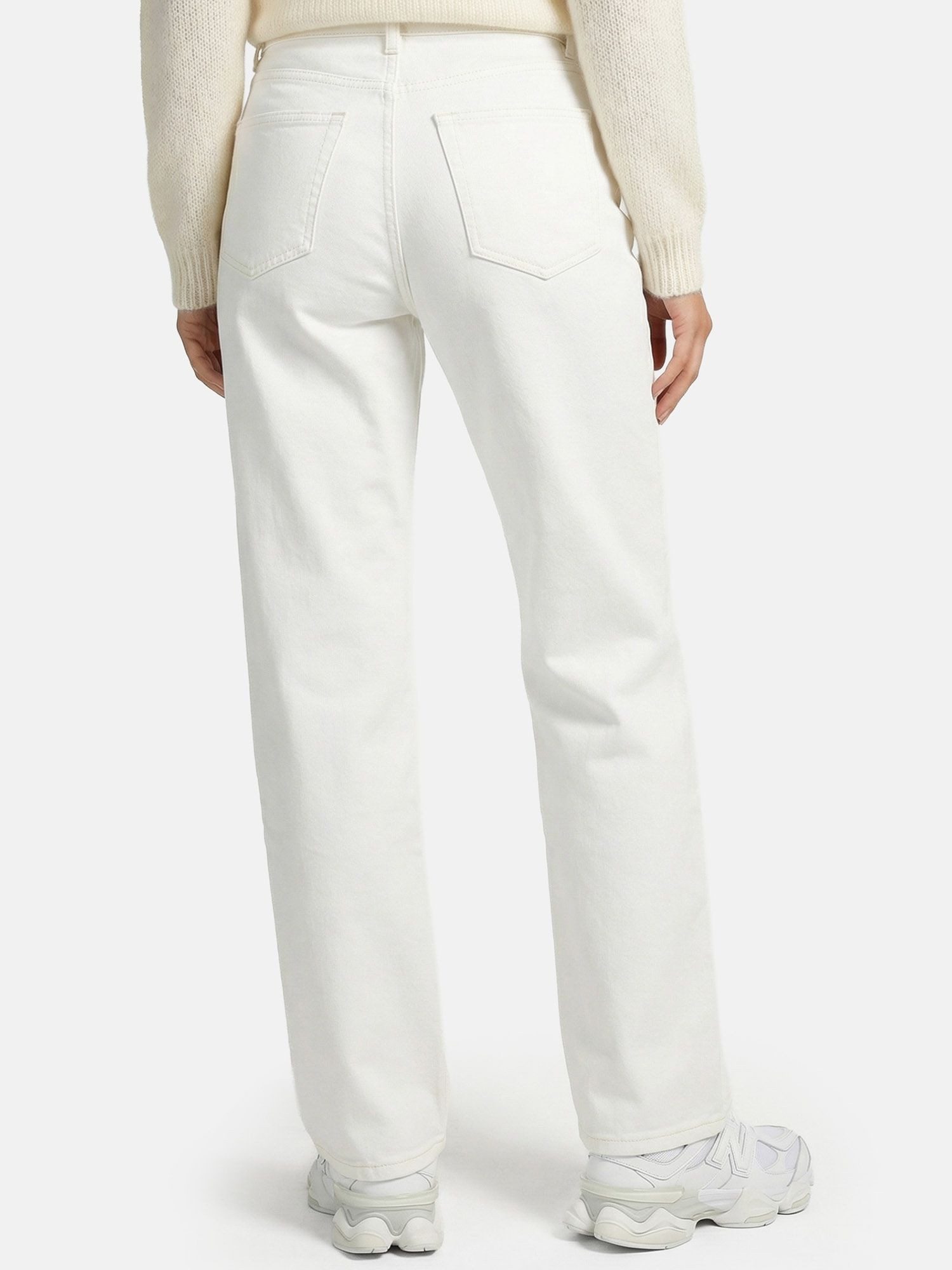 Tazzio Straight-Jeans F141 High Waist, gerades Bein, cleane Uni-Optik