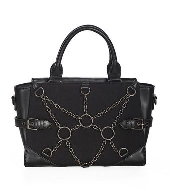 Banned Handtasche From Beyond, Chain Tote Bag Goth Metal Ketten Punk