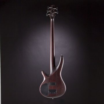 Ibanez E-Bass, Bass Workshop SRF705-BBF Fretless Brown Burst Flat - E-Bass