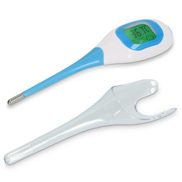 Fysic Fieberthermometer FT09, 1-tlg., Temp.-Messung in 10s, Ein-Tasten-Bedienung inkl. Schutzhülle/Batterie