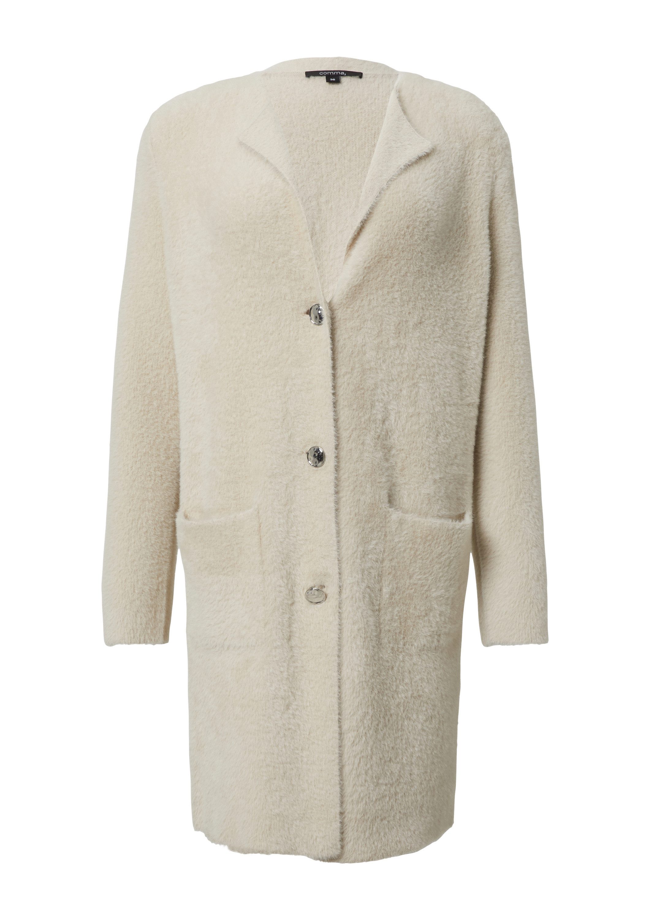 comma Longpullover Strickjacke Langer Cardigan in günstig online kaufen