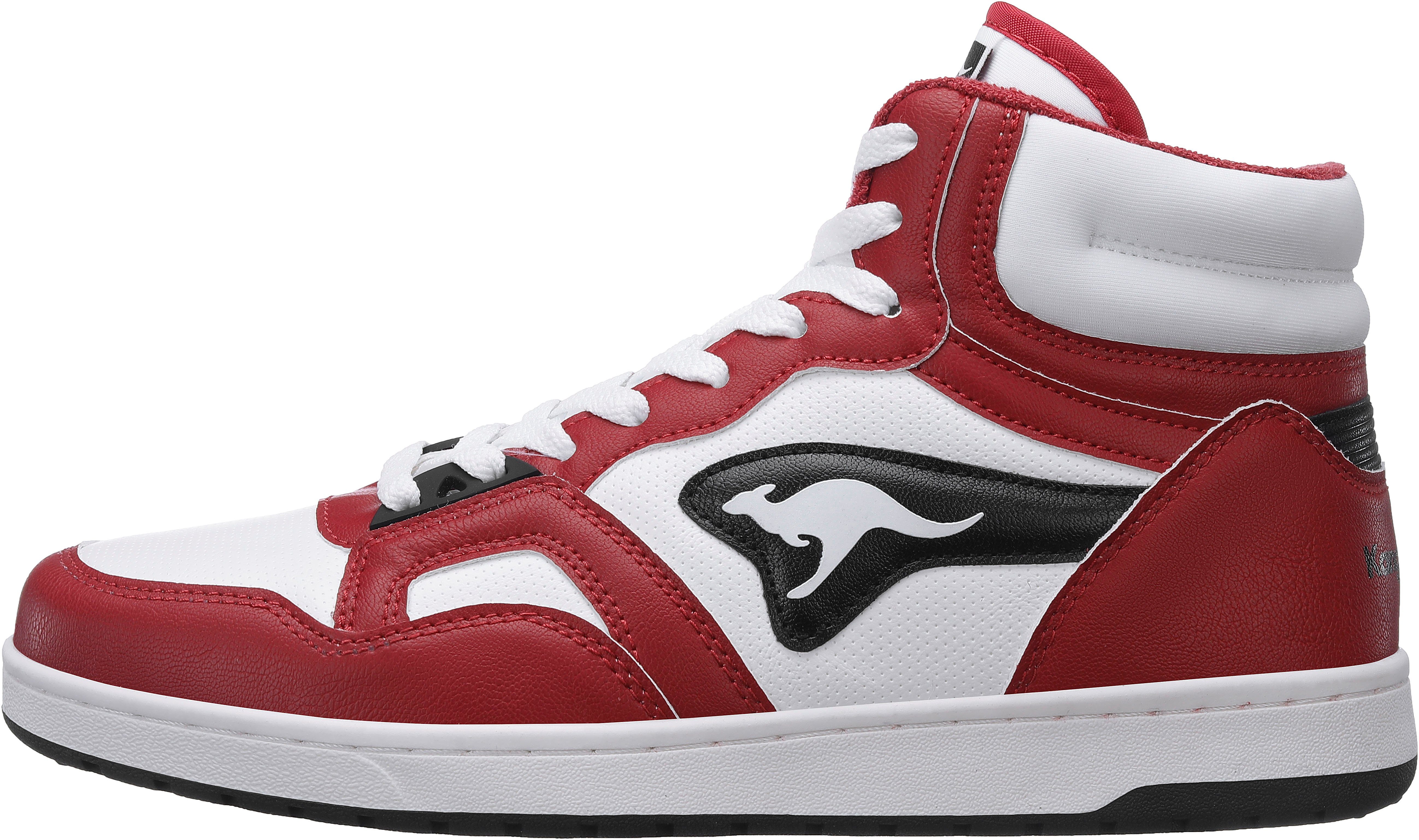 Sneaker Mid K-Slam rot-weiß KangaROOS Point