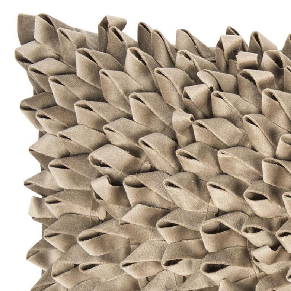 PAD Dekoobjekt Kissenhülle Samt Sentiment Taupe (30x50cm) günstig online kaufen