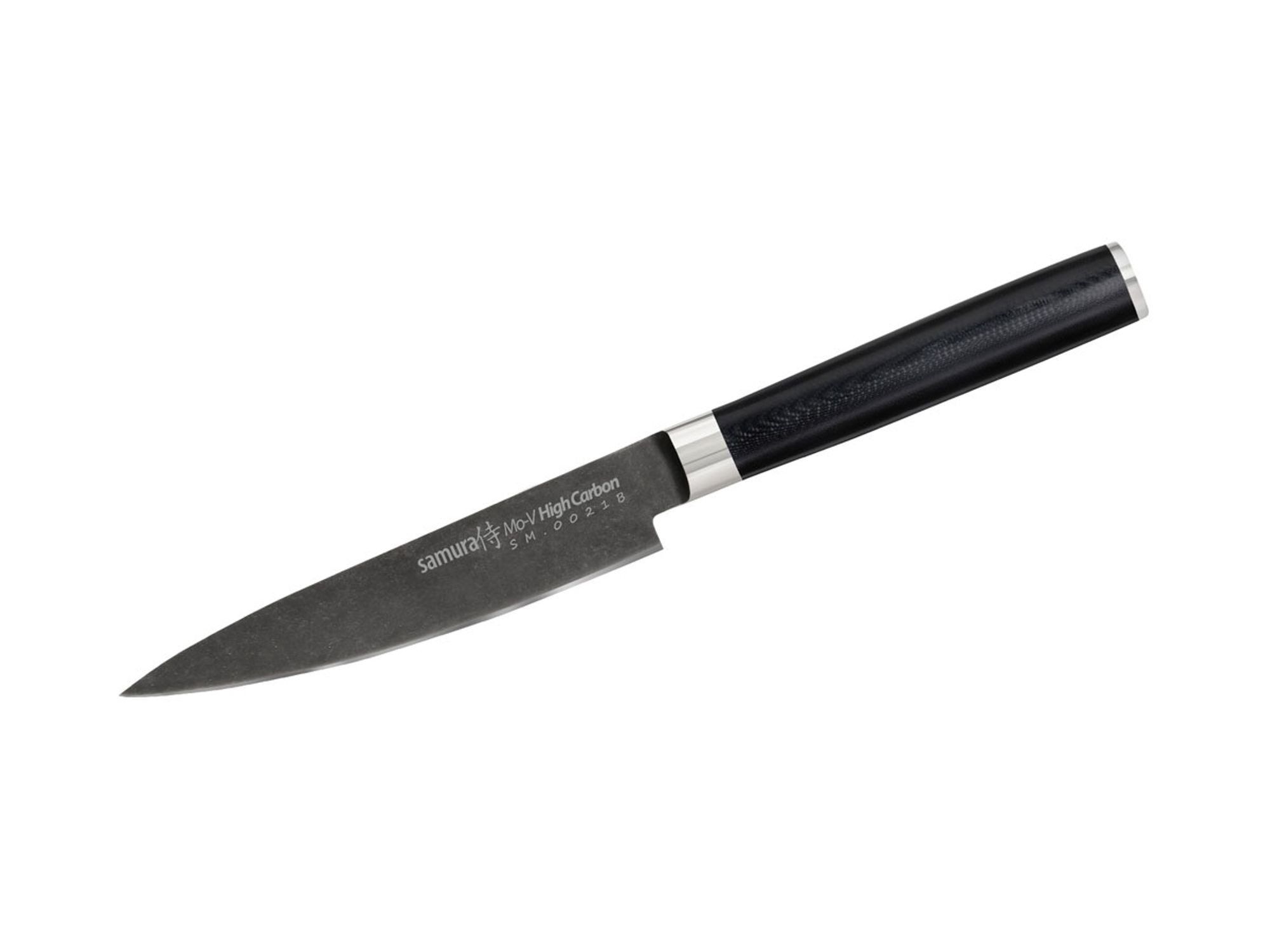 Samura Поварские ножи Samura Mo-V Allzweckmesser 12,5 cm SM-021B Stonewashed