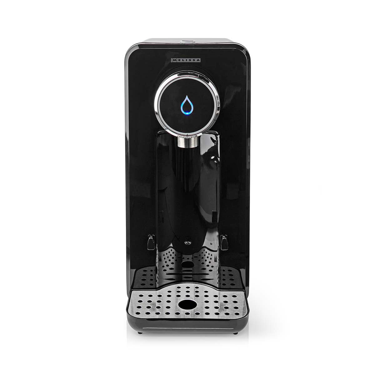 MELISSA Wasserkocher 16130901, 2.50 l, 2600 W, Heißwasser auf Knopfdruck, Dauerauslauf, Kalkwarnung, Schutz