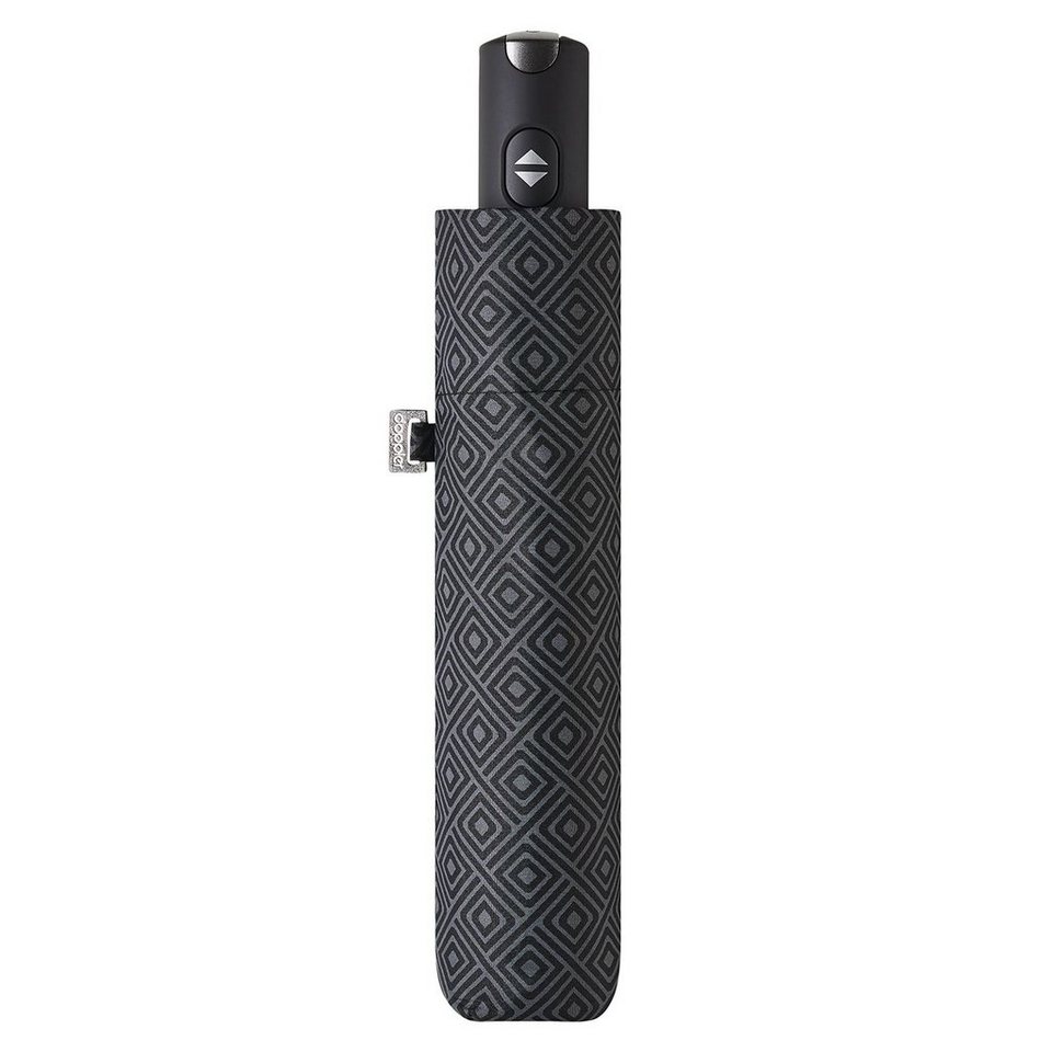 Exquisites Design doppler® Taschenregenschirm Carbonsteel, 100 cm, Schirmdurchmesser: 100cm