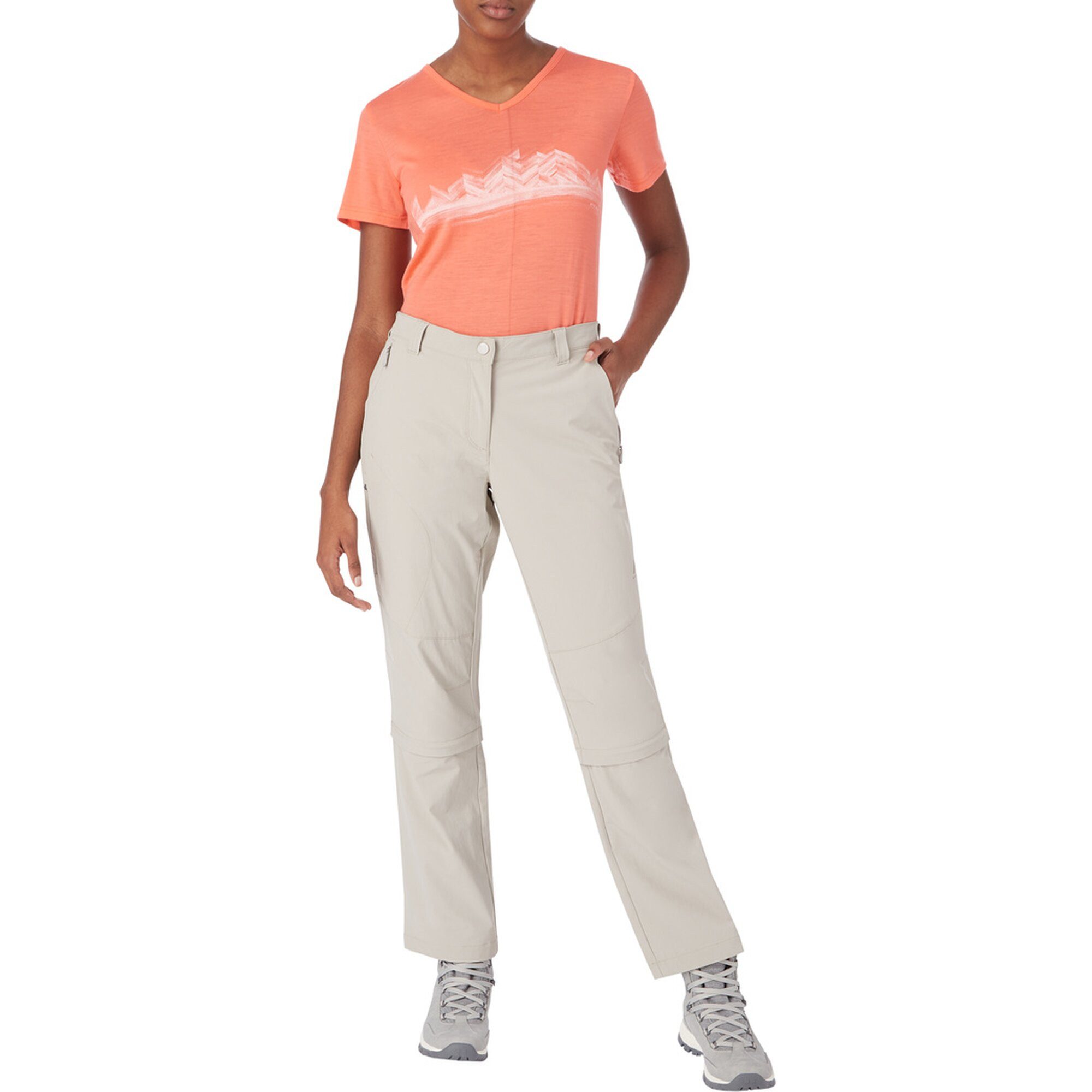 McKINLEY Trainingshose Da.-Abzipphose Mandorak II W sht GREY – Bild 5 von 5