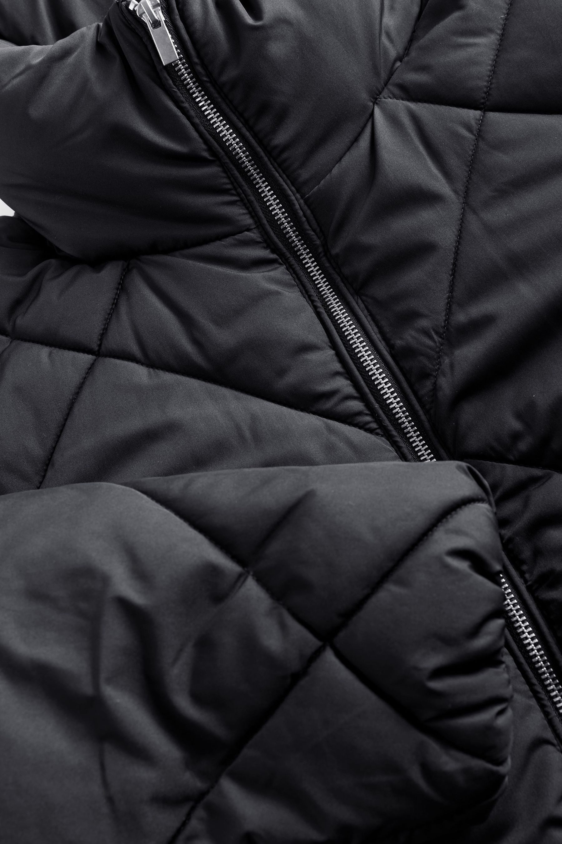 Next Steppmantel Lange spritzwasserabweisende Steppjacke (1-tlg)