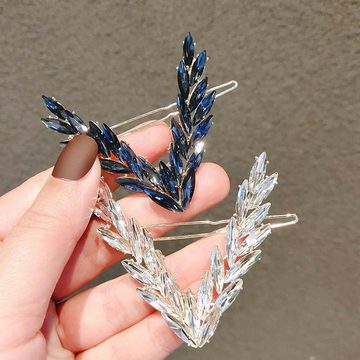 FIDDY Haarkamm 3 Stück Glitzernde Mode vintage Kristall Haarspangen haarschmuck, (3 tlg)