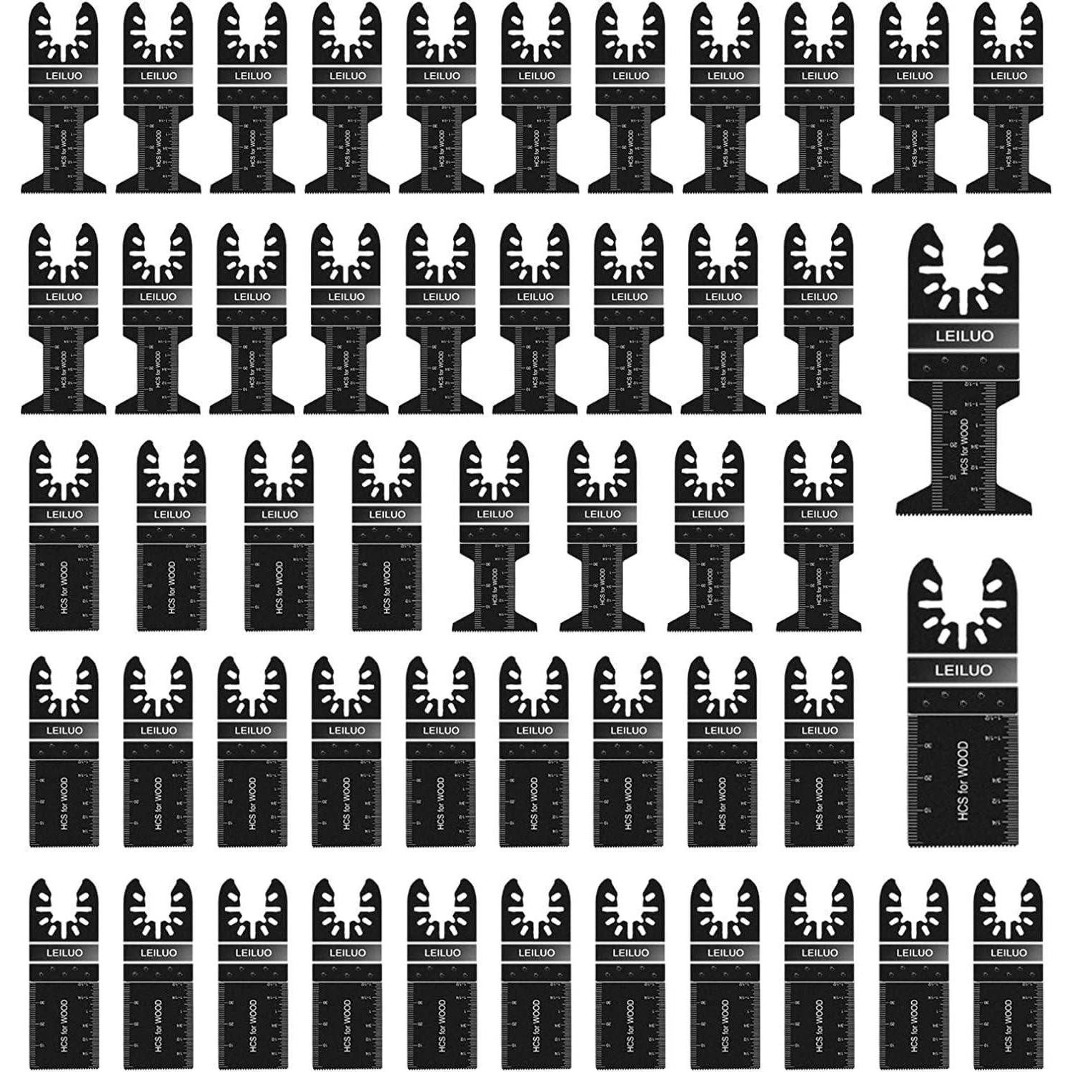 LuxusKollektion Sägeblatt Multitool Sägeblätter Zubehör Set 50tlg