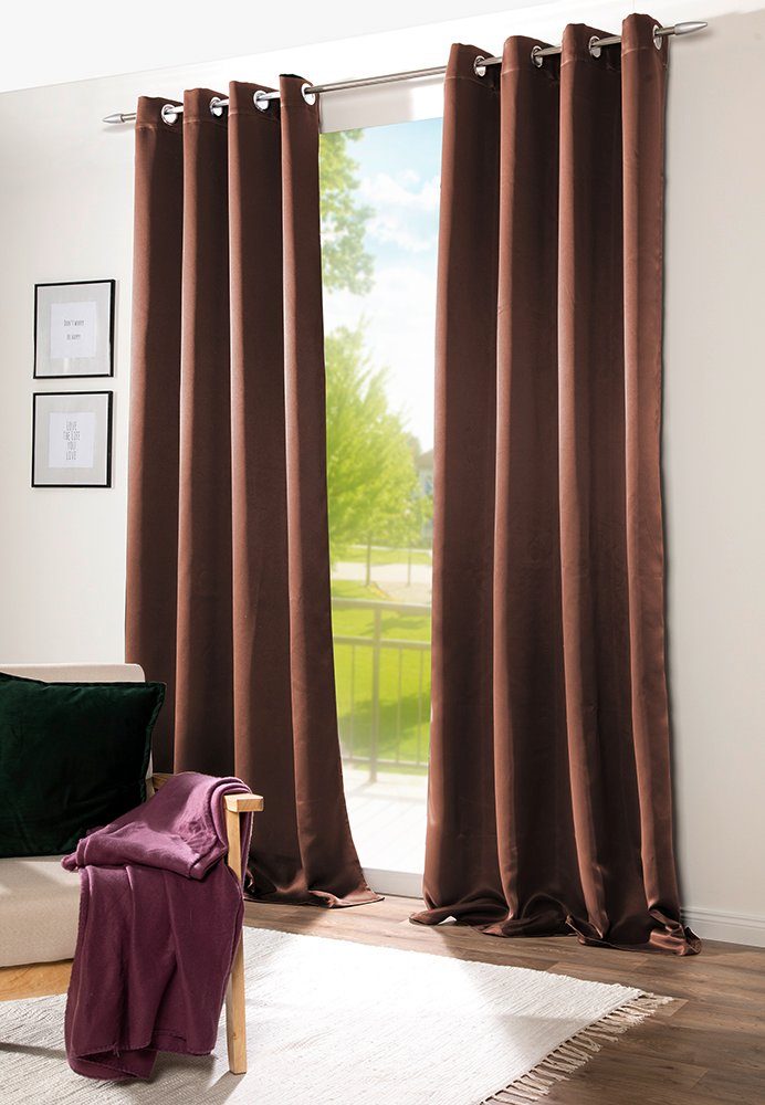 DecoHome24 Gardine Brillant, Ösen (1 St), günstig online kaufen