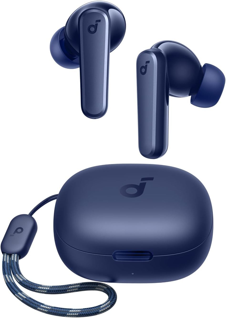 SoundCore by Anker P20i Kabellose in-Ear Anpassbarer EQ, 30 Std. Spielzeit Bluetooth-Kopfhörer (Bluetooth 5.3 IPX5 wasserfest, 2 Mikros mit KI, einzeln verwendbar)