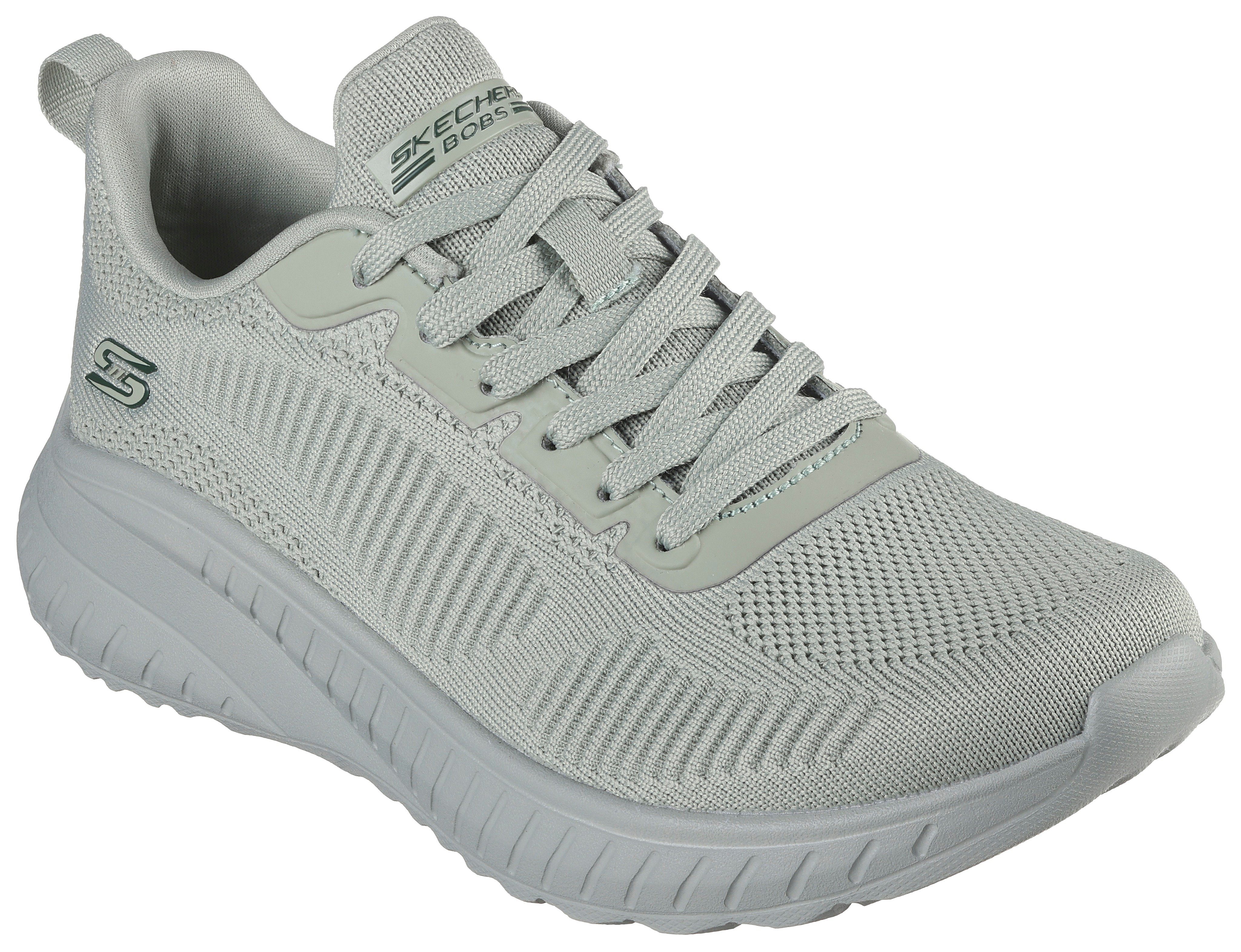 Skechers BOBS SQUAD CHAOS FACE OFF Sneaker mit komfortabler Innensohle, Freizeitschuh, Halbschuh, Schnürschuh