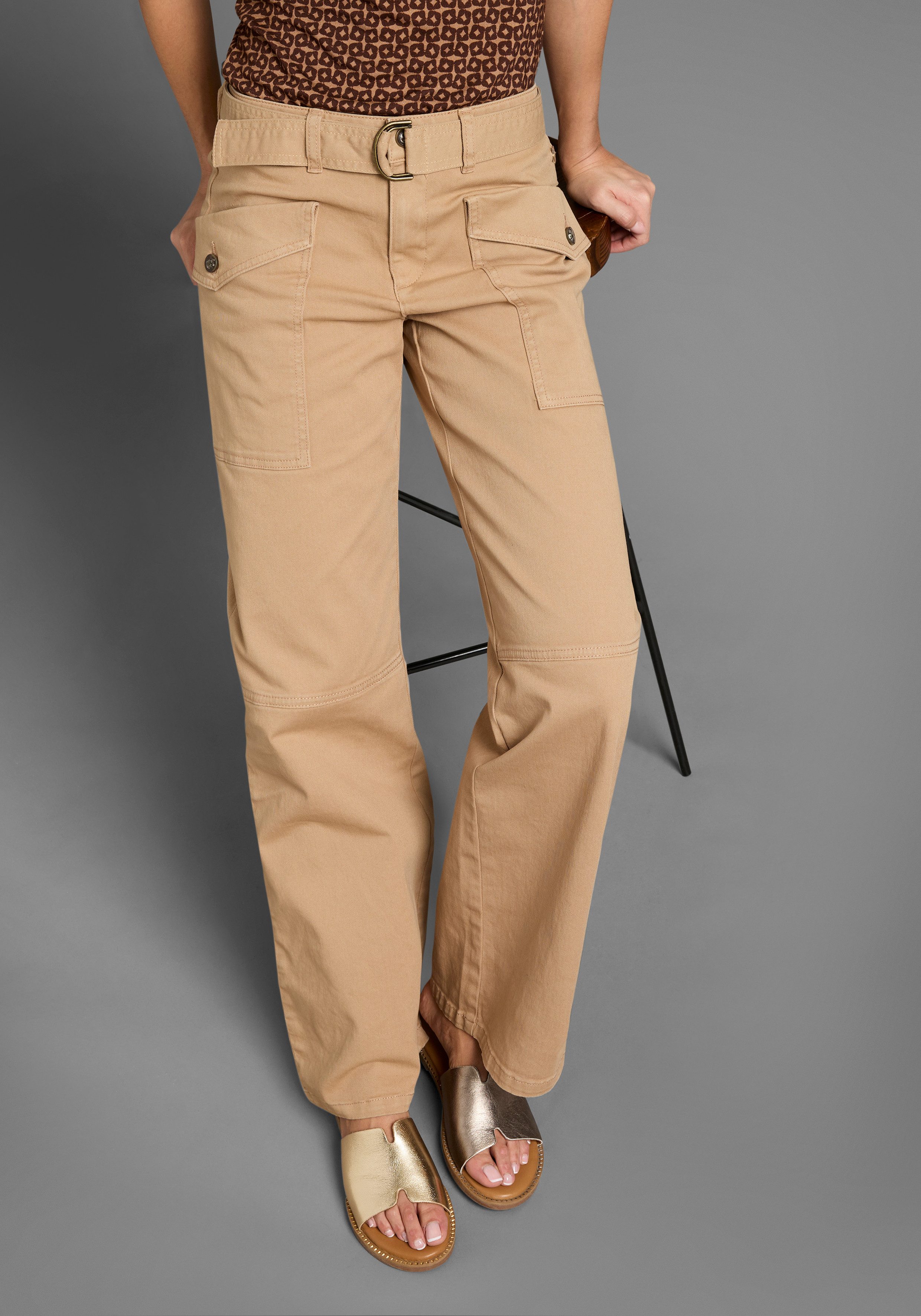 DELMAO Cargohose (2-tlg., mit abnehmbarem Gürtel) günstig online kaufen