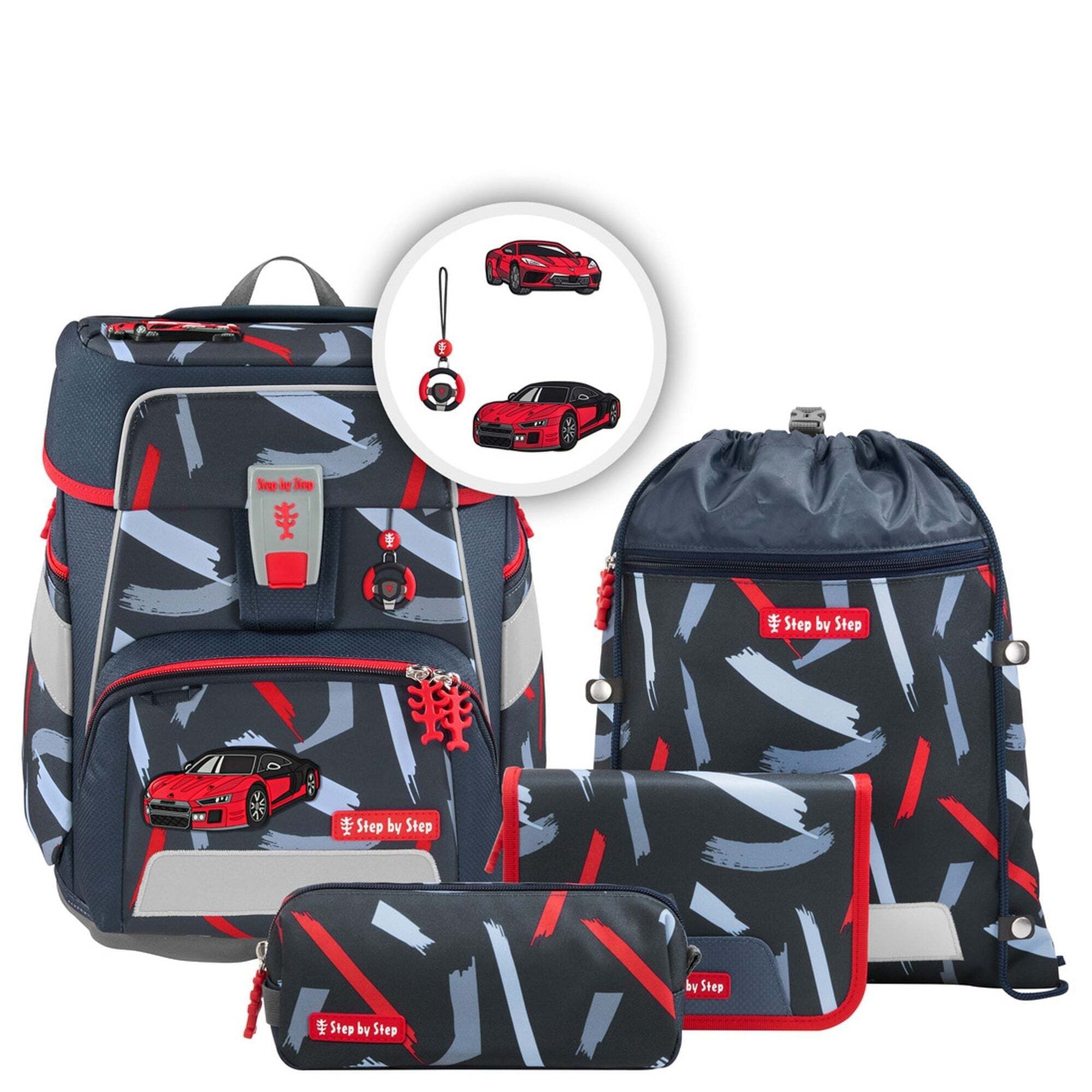 Step by Step Schulranzen Space - Schulranzen Set 5tlg. (Manta Rio) (1-tlg)