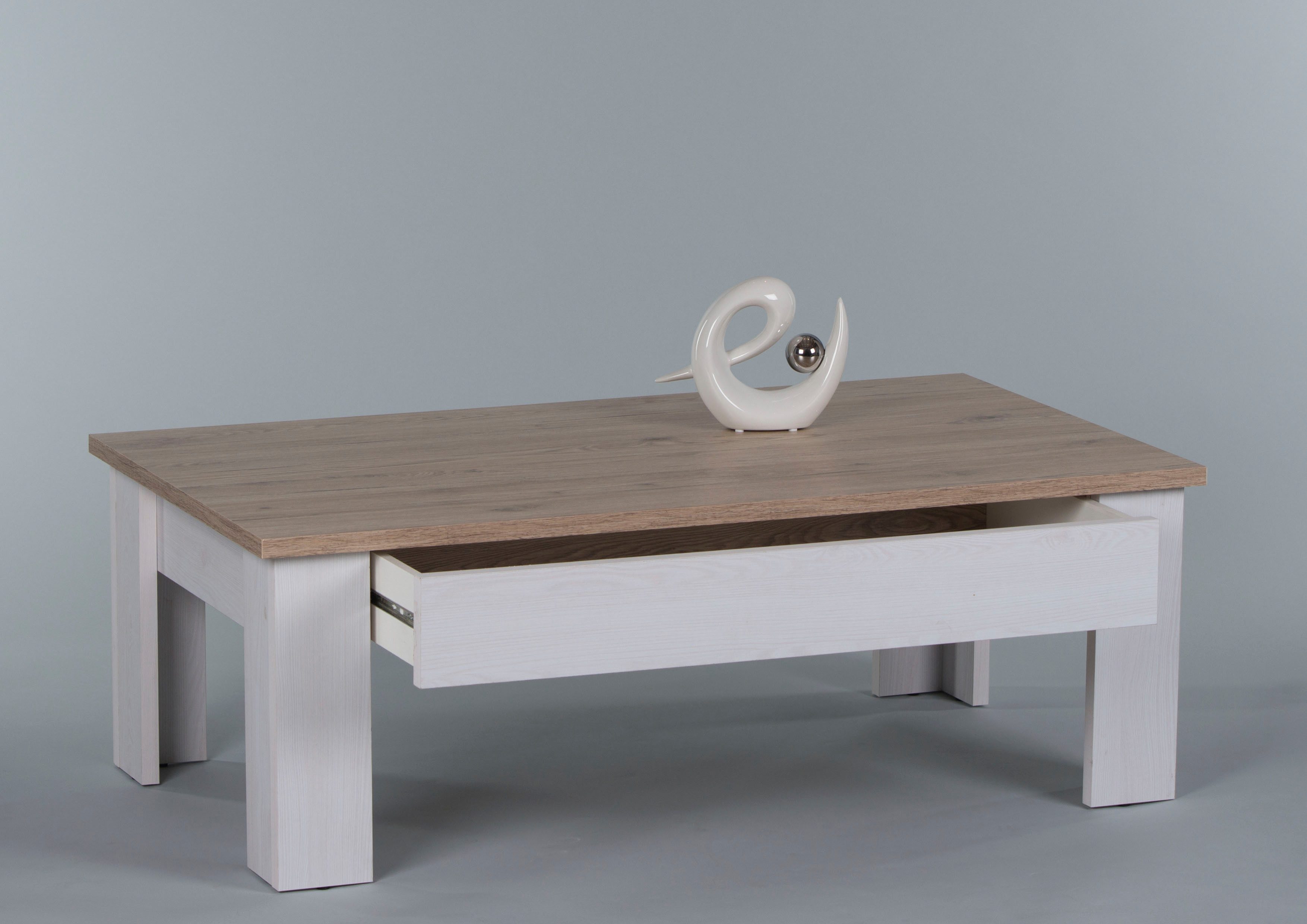 Stolkom Sp.z.o.o. Couchtisch Romance, Landhaustil, Tisch mit Absetzungen