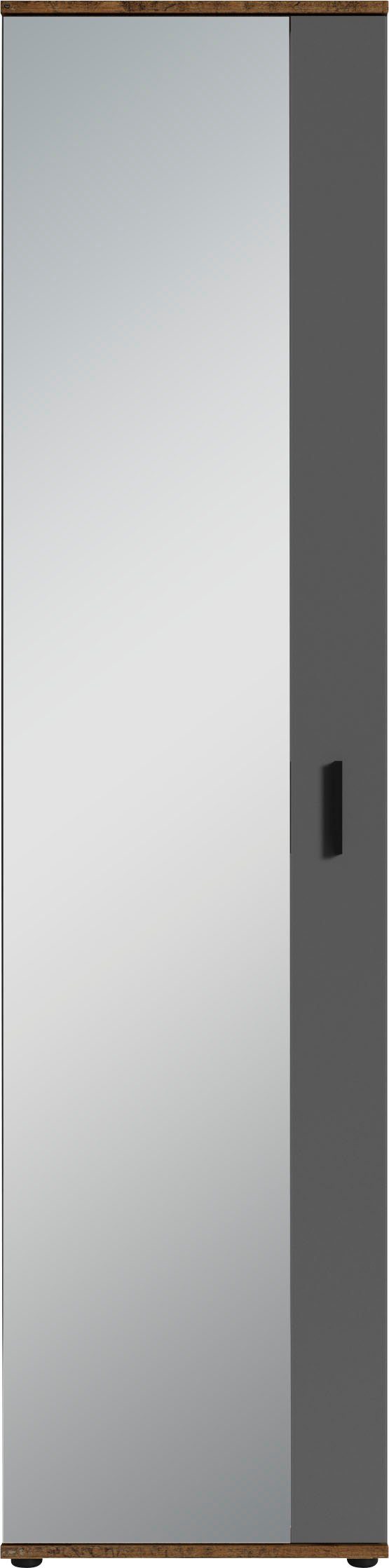 byLIVING Garderobenschrank Jakob mit großem Spiegel, Breite 49 cm – Bild 4 von 5