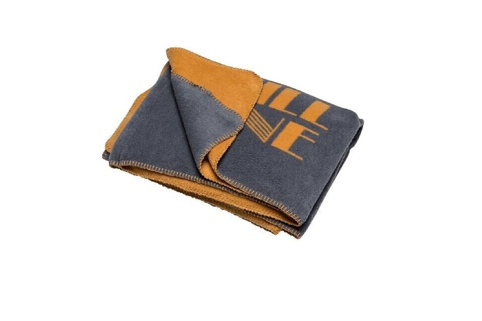 Plaid Savona Chill Zone grau gelb 150 x 200 cm, DAVID FUSSENEGGER