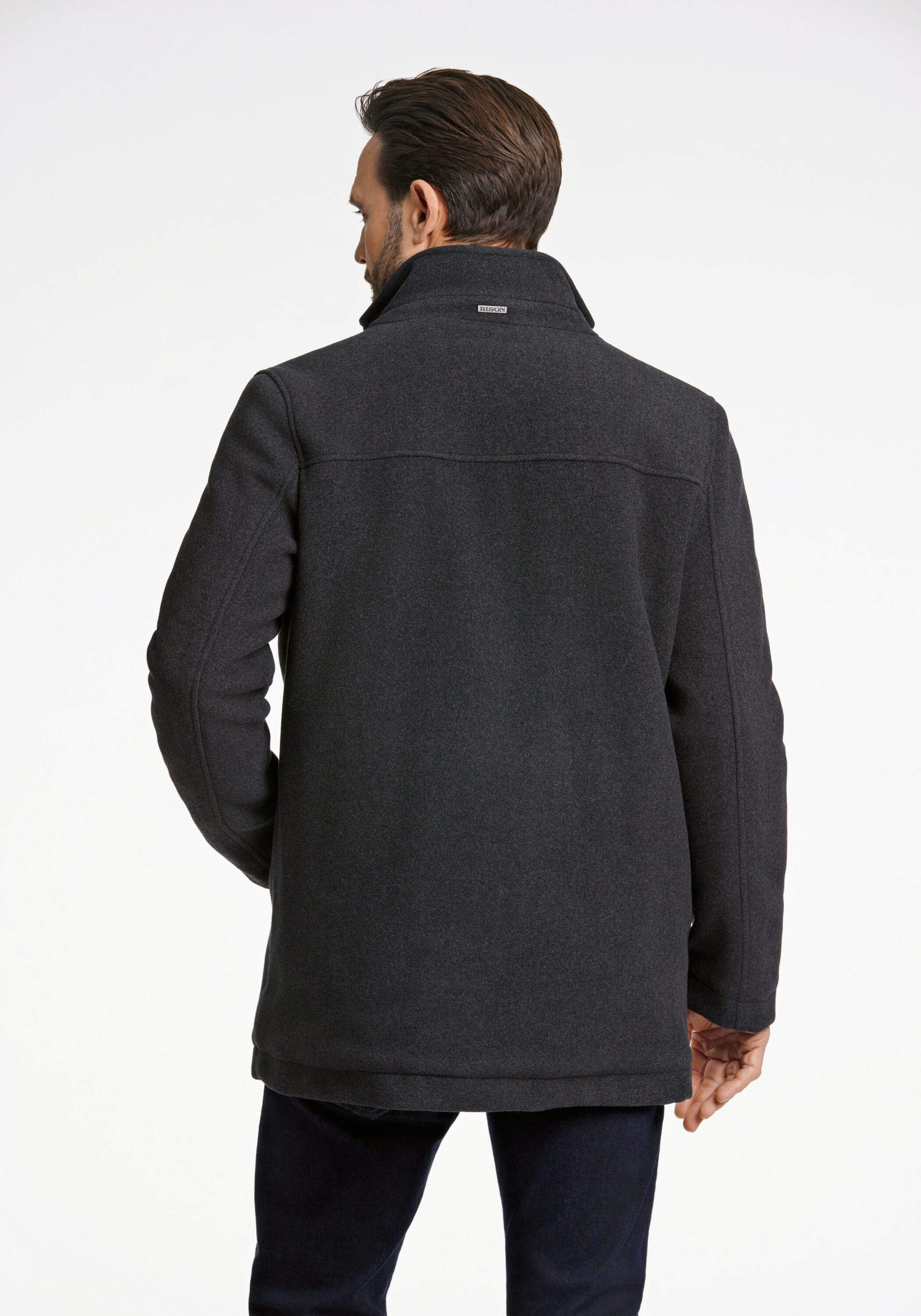 BISON Kurzmantel Mantel Comfort Fit günstig online kaufen