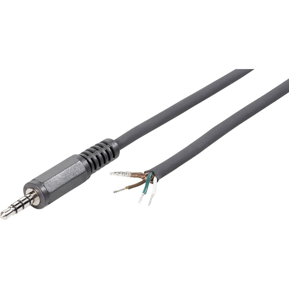TRU COMPONENTS 1578956 Klinken-Steckverbinder 3.5 mm Stecker, gerade P Audio- & Video-Adapter