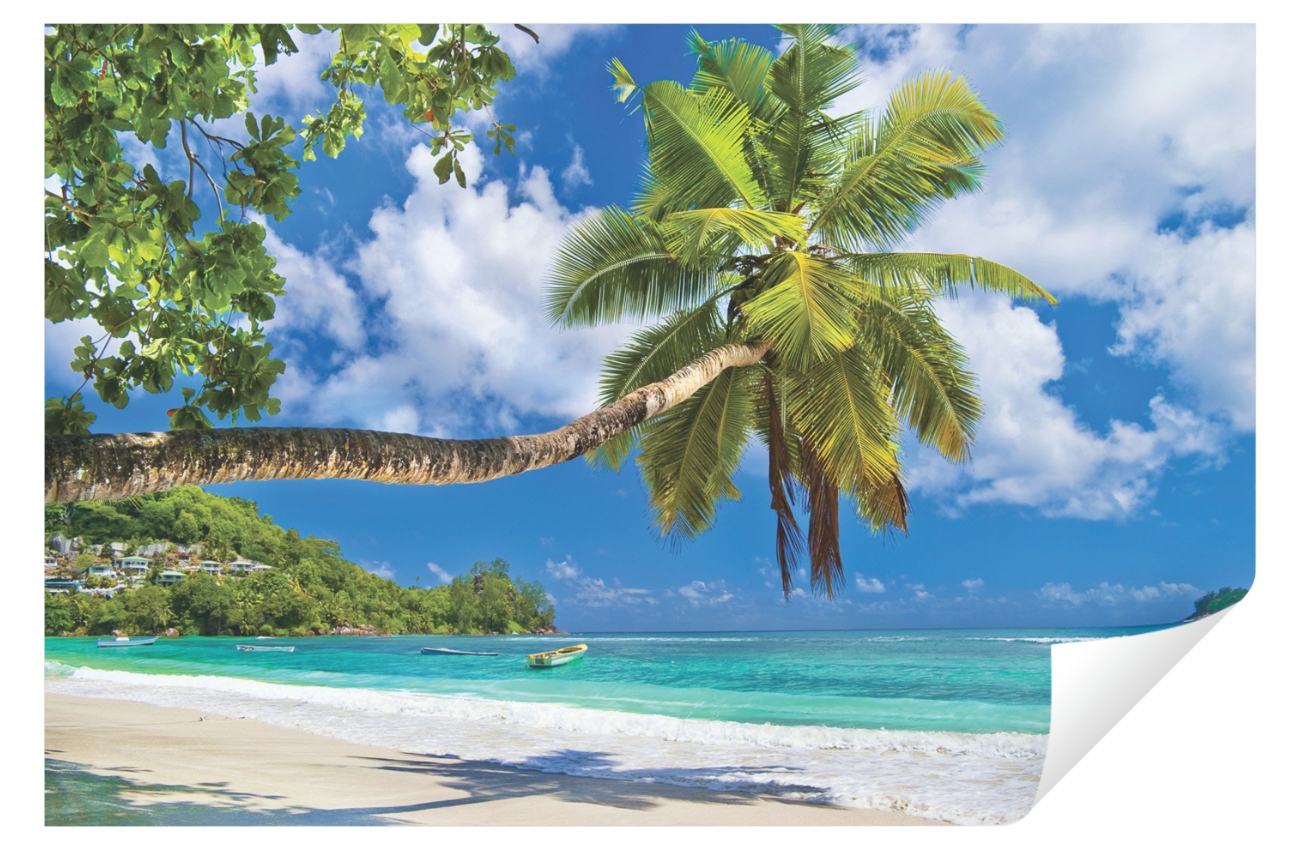 Wallarena Fototapete Strand Palmen Landschaft Meer günstig online kaufen