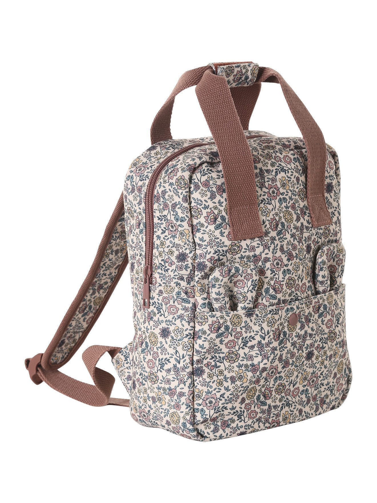 vertbaudet Rucksack Mädchen Rucksack für Kita & Grundschule, mit Blumen