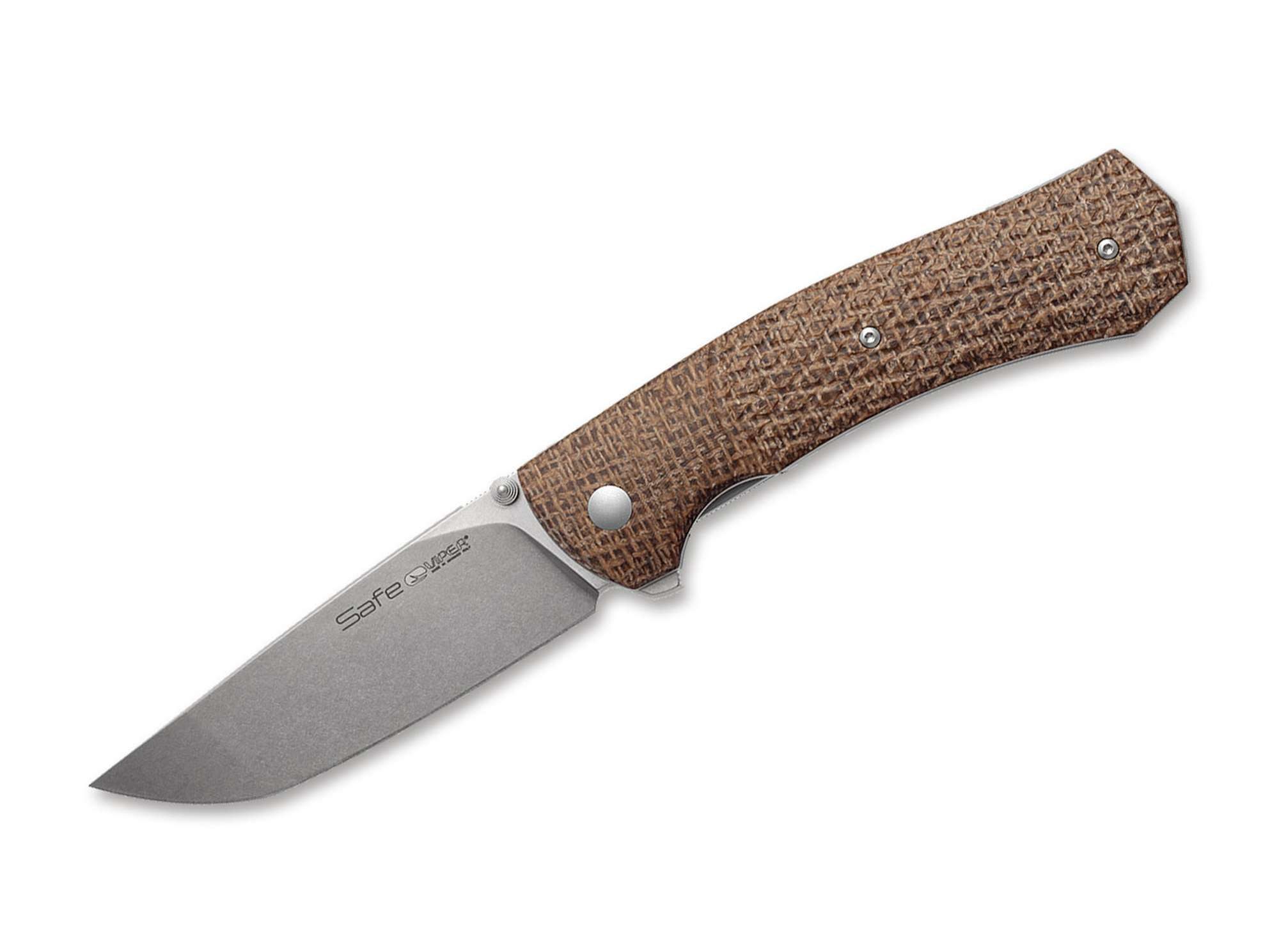 Viper Taschenmesser Taschenmesser Safe Micarta Natural