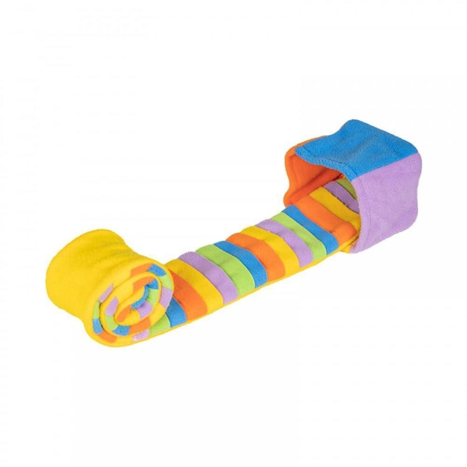 LuxusKollektion Schnüffelteppich Schnüffelball Hund Intelligenz Futtermatte Regenbogen, Textil