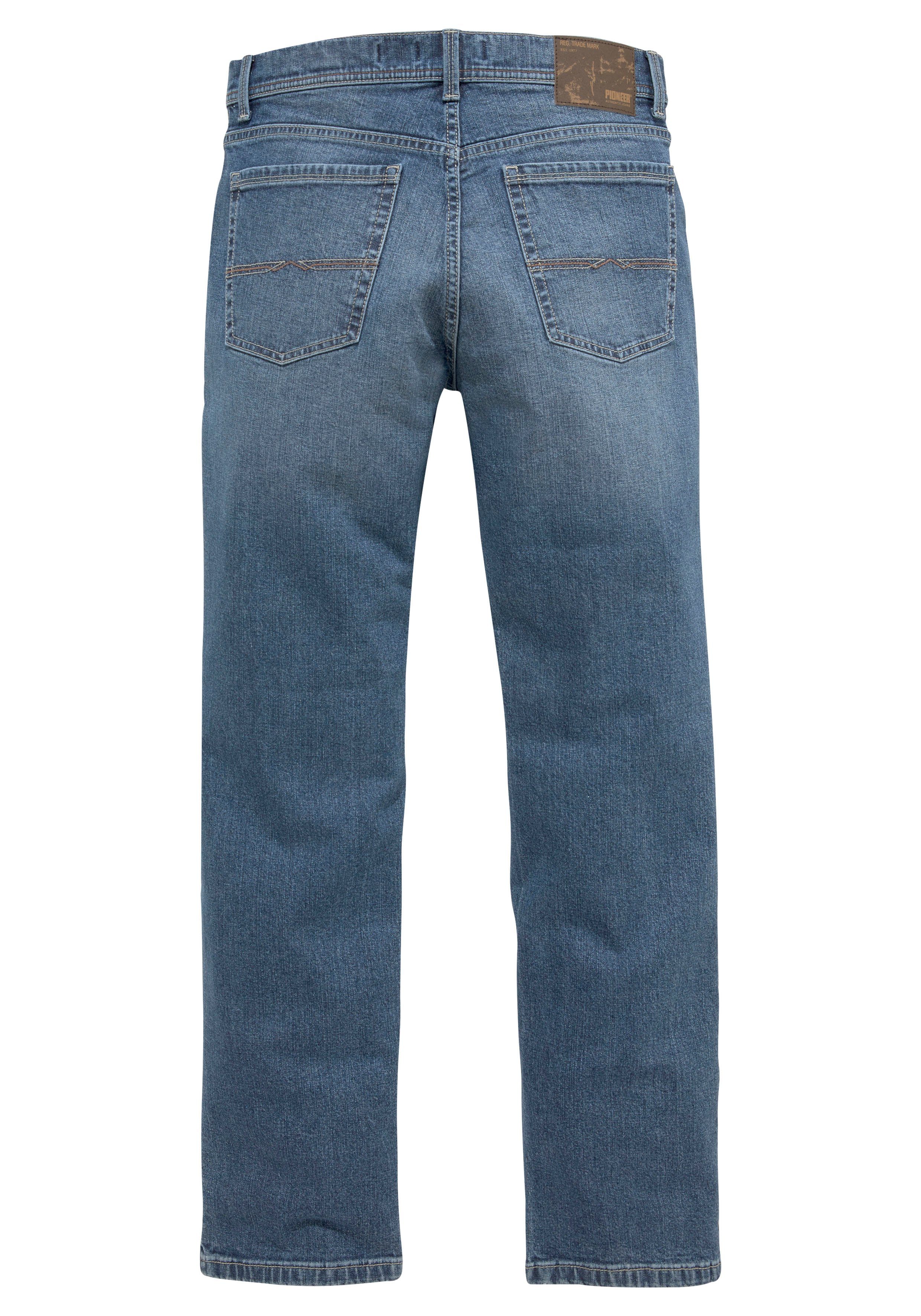 Straight-Jeans Pioneer Jeans blue-used Authentic Ron