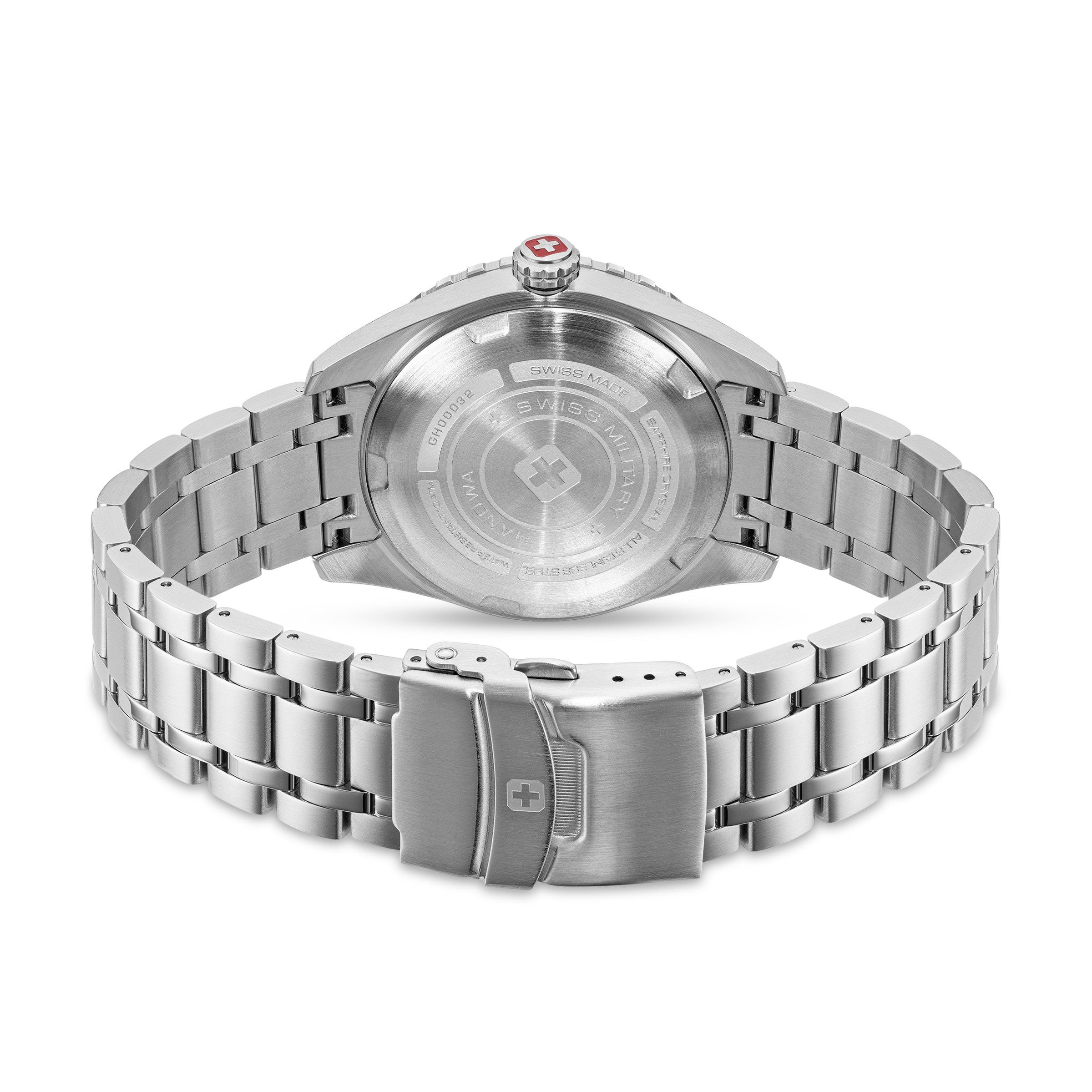 Swiss Military Hanowa Quarzuhr Quarzuhr Herrenuhr 44 Quarz Herren