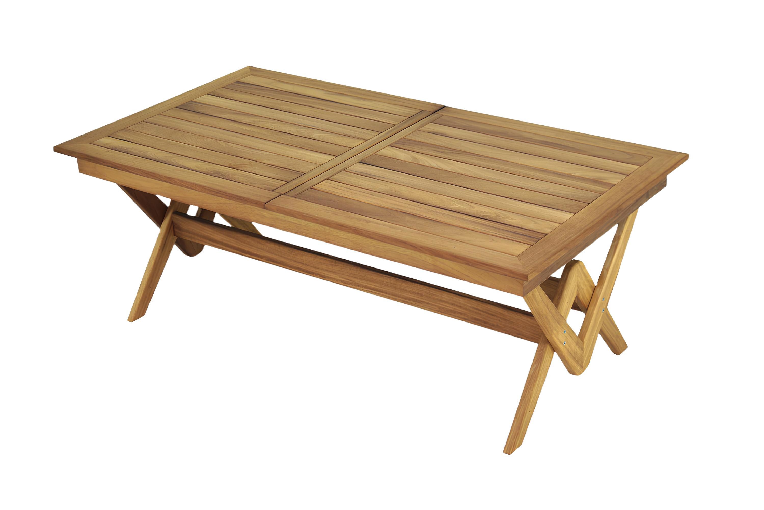 JVmoebel Gartentisch Großer Gartentisch Luxuriöse Holz Möbel Designer Tisch Robuste (Esstisch), Made in Europa