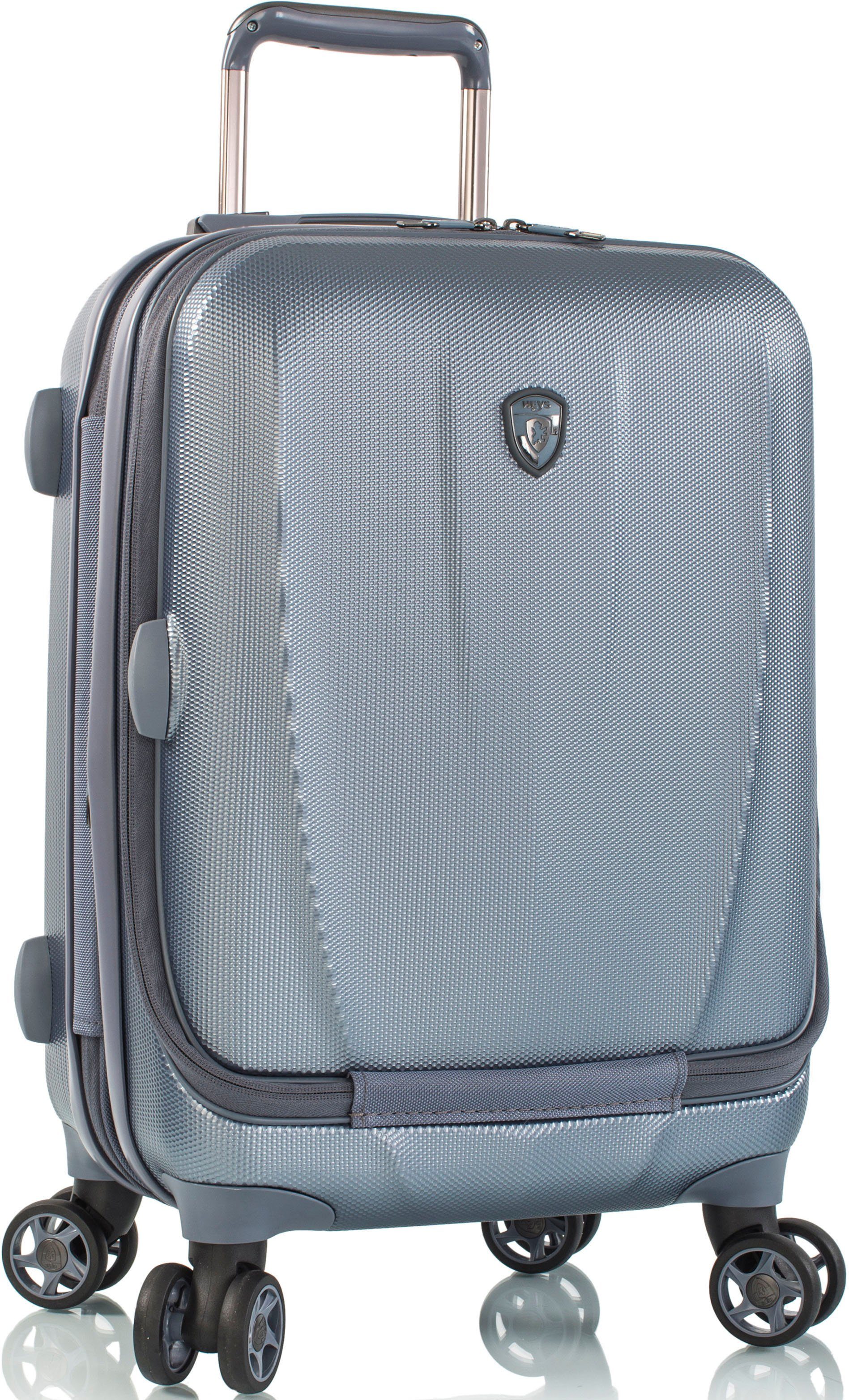 Heys Hartschalen-Trolley Vantage Smart Access, 53 cm, 4 Rollen, mit Frontzugangsfach; mit gepolsterter Laptoptasche slate blue