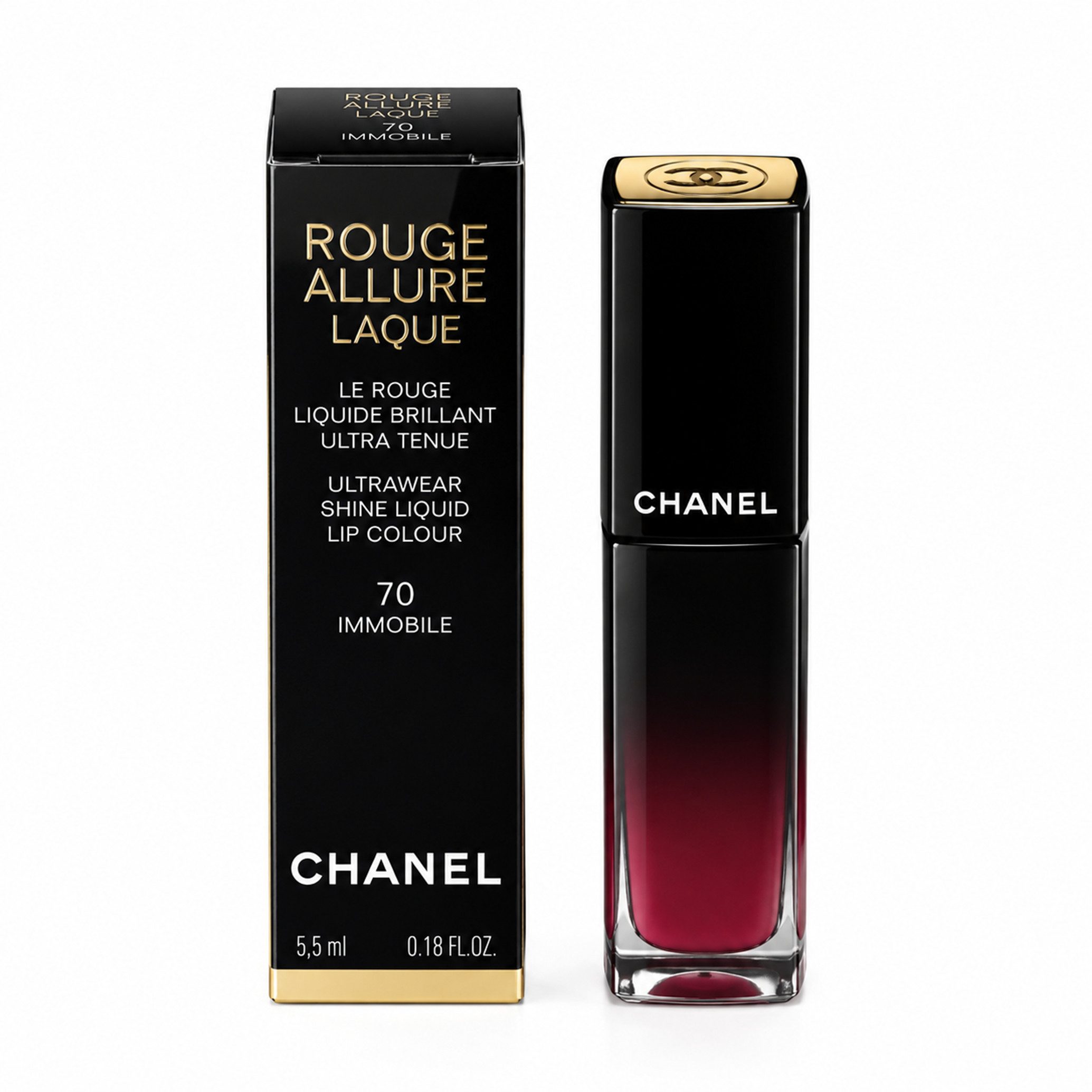 CHANEL Lippenstift Chanel Rouge Allure Laque 70 Immobile 5,5ml