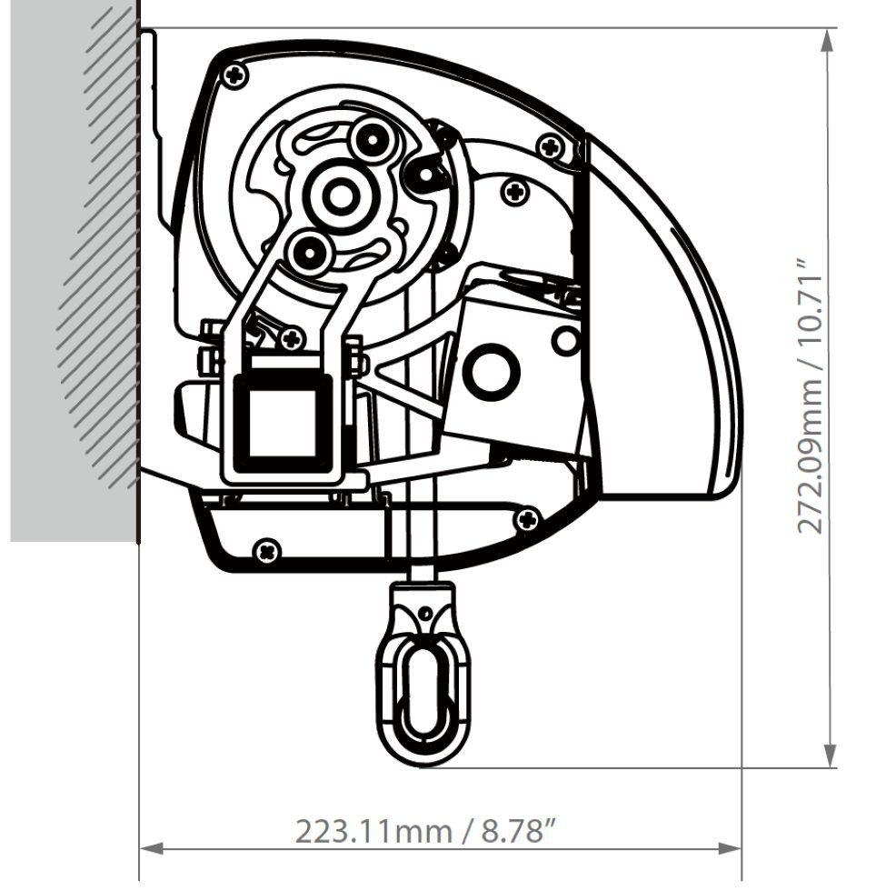 Spettmann Kassettenmarkise VC30 Funkmotor mit Nothandkurbelfunktion, verschiedene Größen