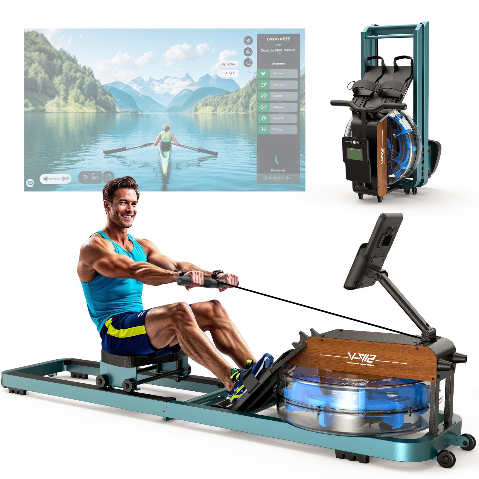 Wenoker Rudergerät Bluetooth Digitaluhr - Passend Für H300 Rudermaschine