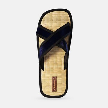 CINNEA ROYAL Sandalette Zimtlatschen, handgefertigt, mit Binsen-Fußbett und Wellness-Zimtfüllung, gegen Hornhaut und Fußschweiß