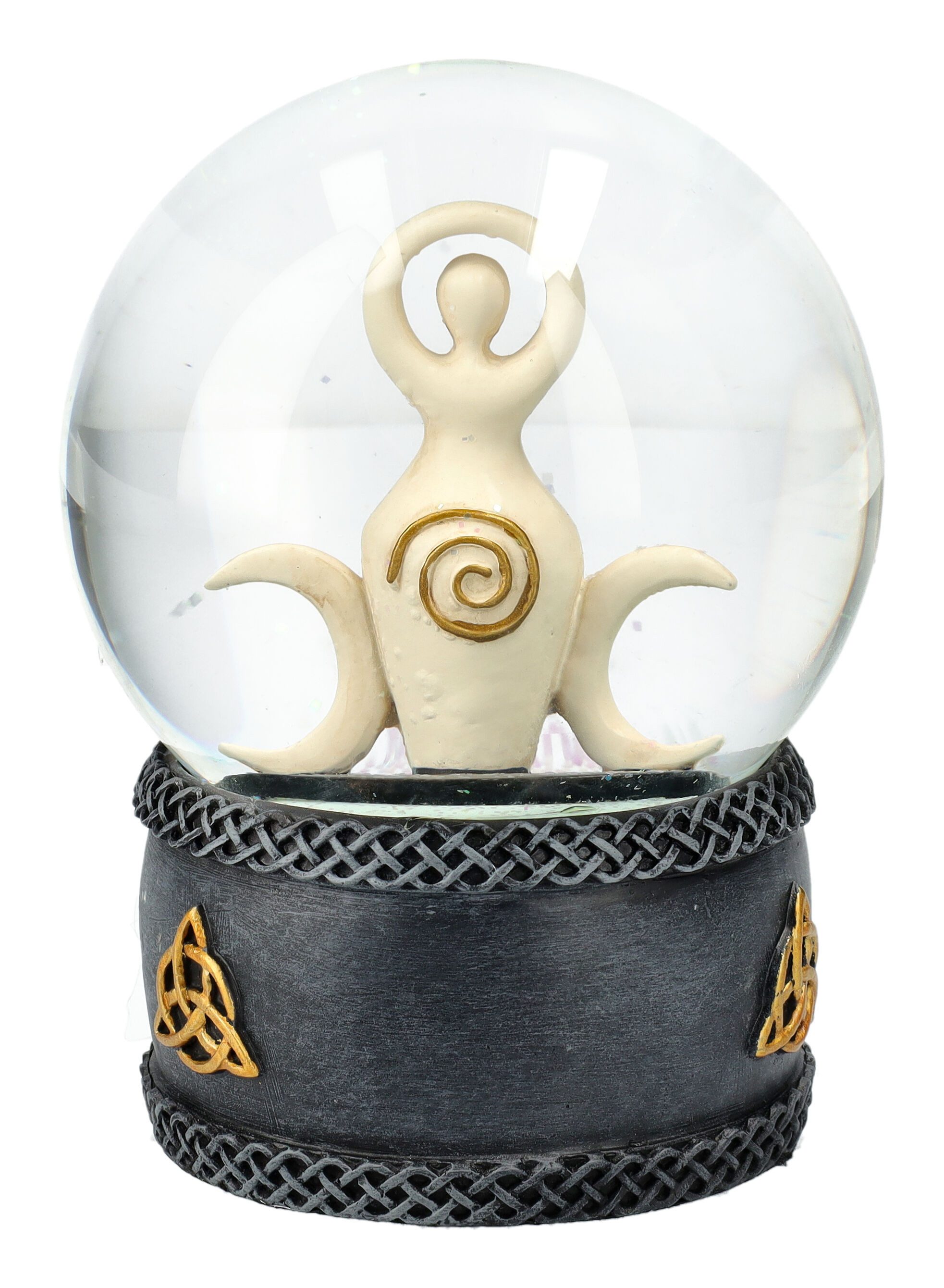 Figuren Shop GmbH Schneekugel Schneekugel - Spiral Göttin Danu - Götterdeko Fantasy Dekoration Deko