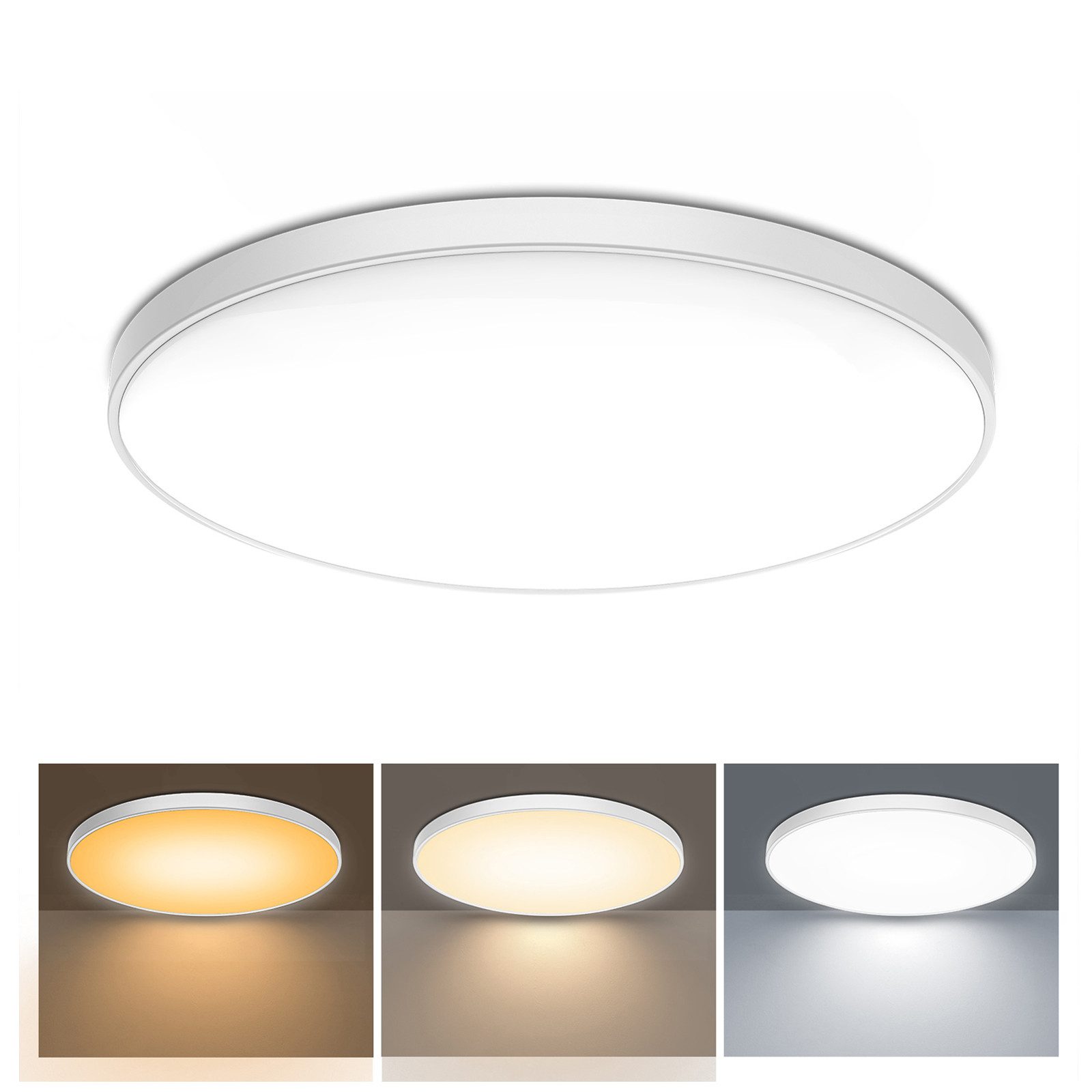 Qualra LED Deckenleuchte LED Deckenleuchte Flach günstig online kaufen