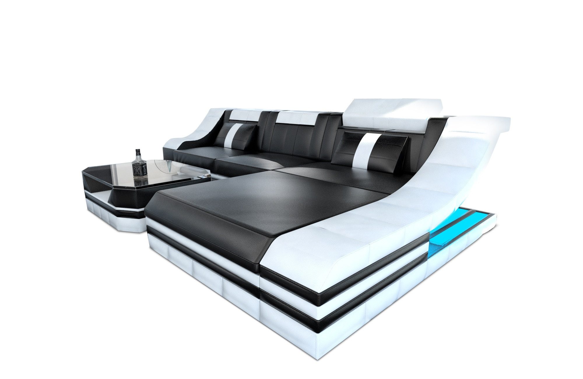 Sofa Dreams Ecksofa Ledercouch Sofa Leder günstig online kaufen